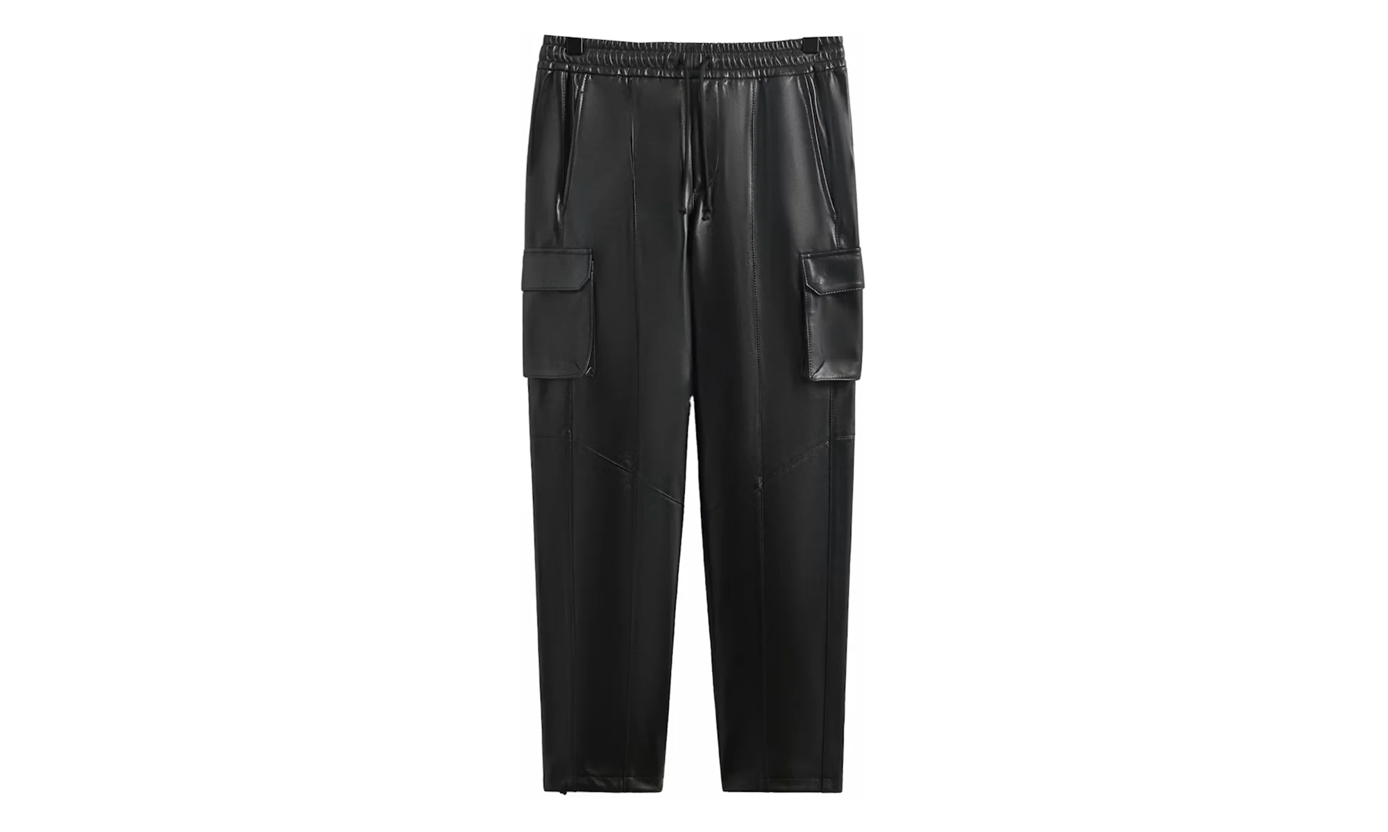 Leather Sennet II Black Cargo Pants "Black" KITH15