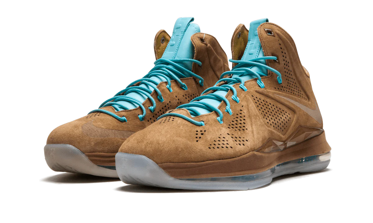 Lebron 10 EXT QS "Brown Suede" 607078 200 - Image 2
