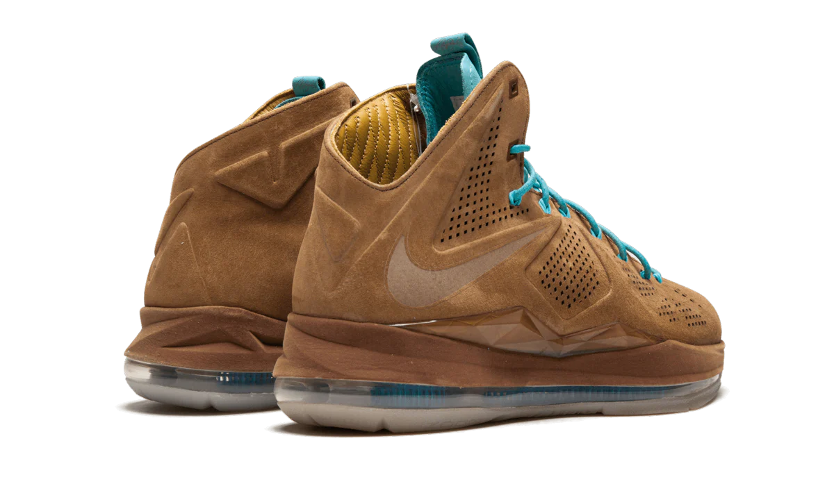Lebron 10 EXT QS "Brown Suede" 607078 200 - Image 3