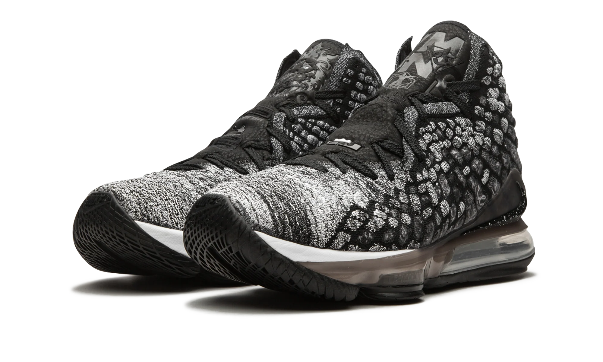 Lebron 17 "Black/White" BQ3177 002 - Image 2