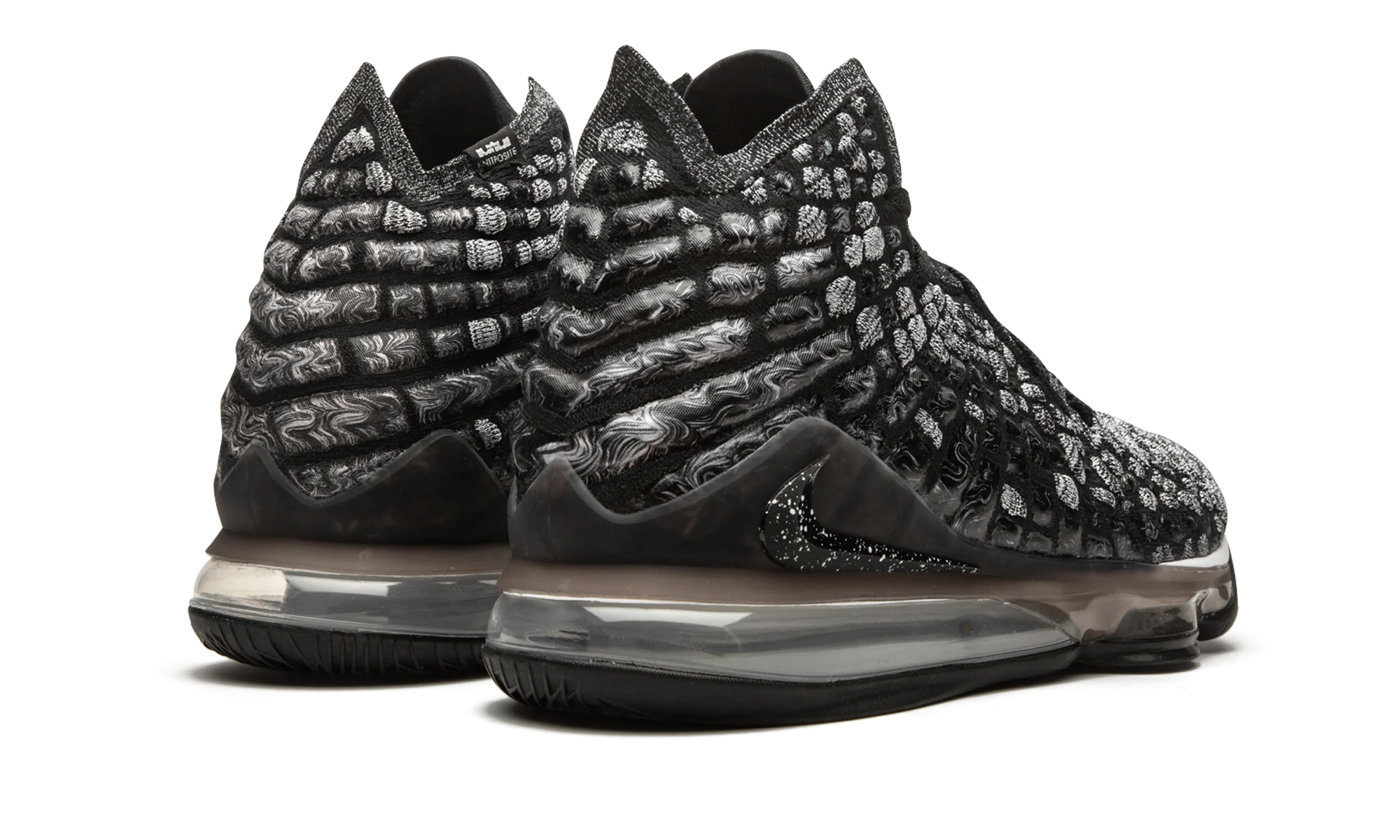 Lebron 17 "Black/White" BQ3177 002 - Image 3