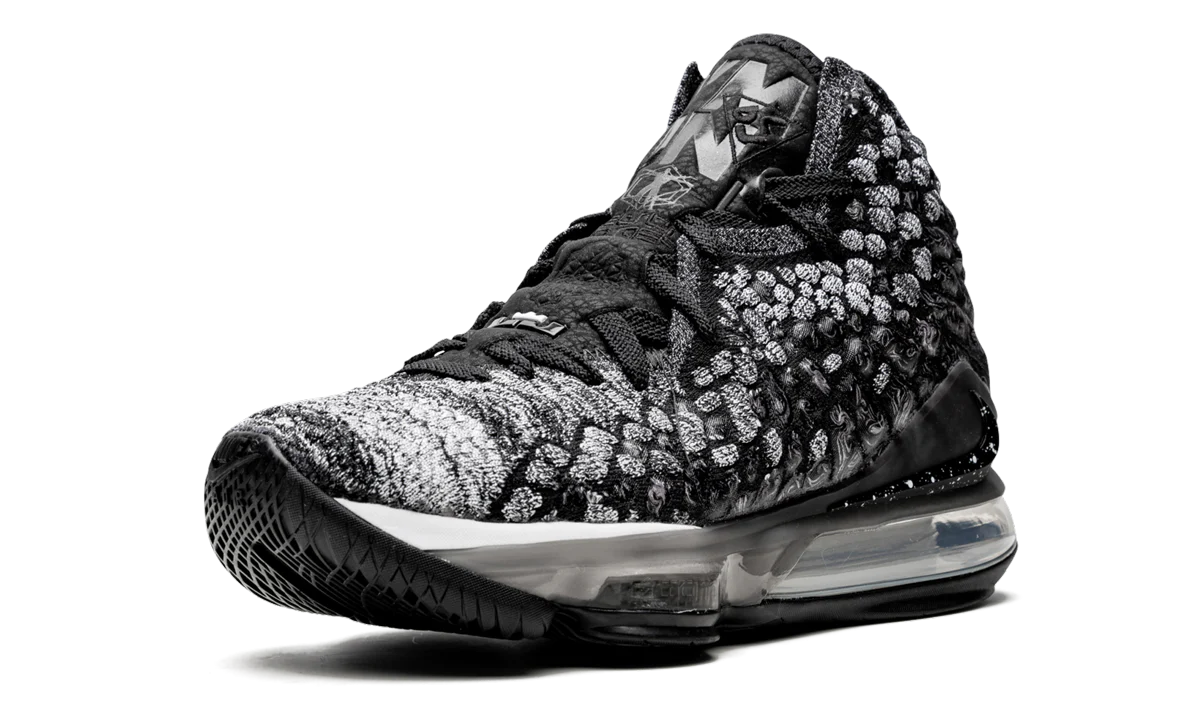 Lebron 17 "Black/White" BQ3177 002 - Image 4