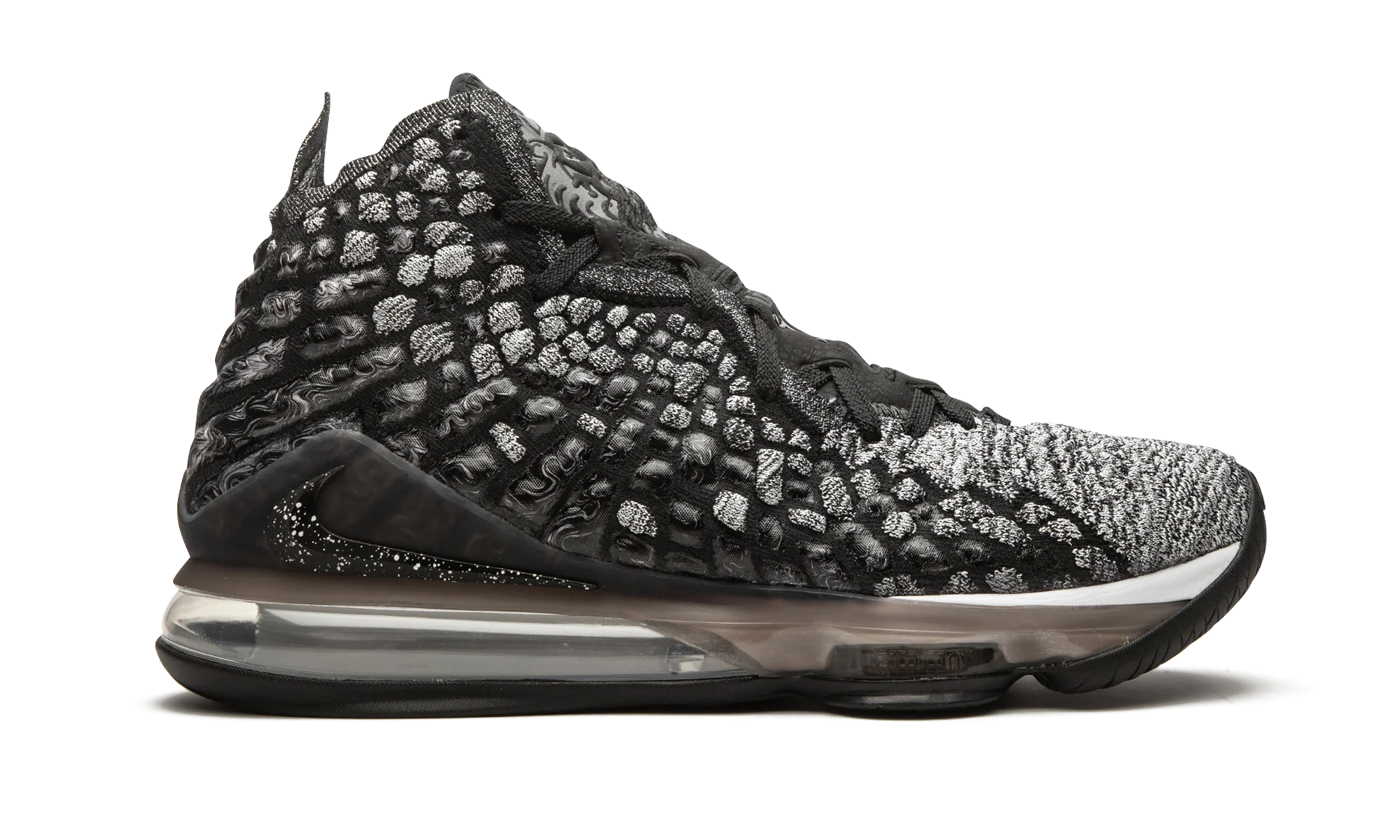 Lebron 17 "Black/White" BQ3177 002 - Image 7