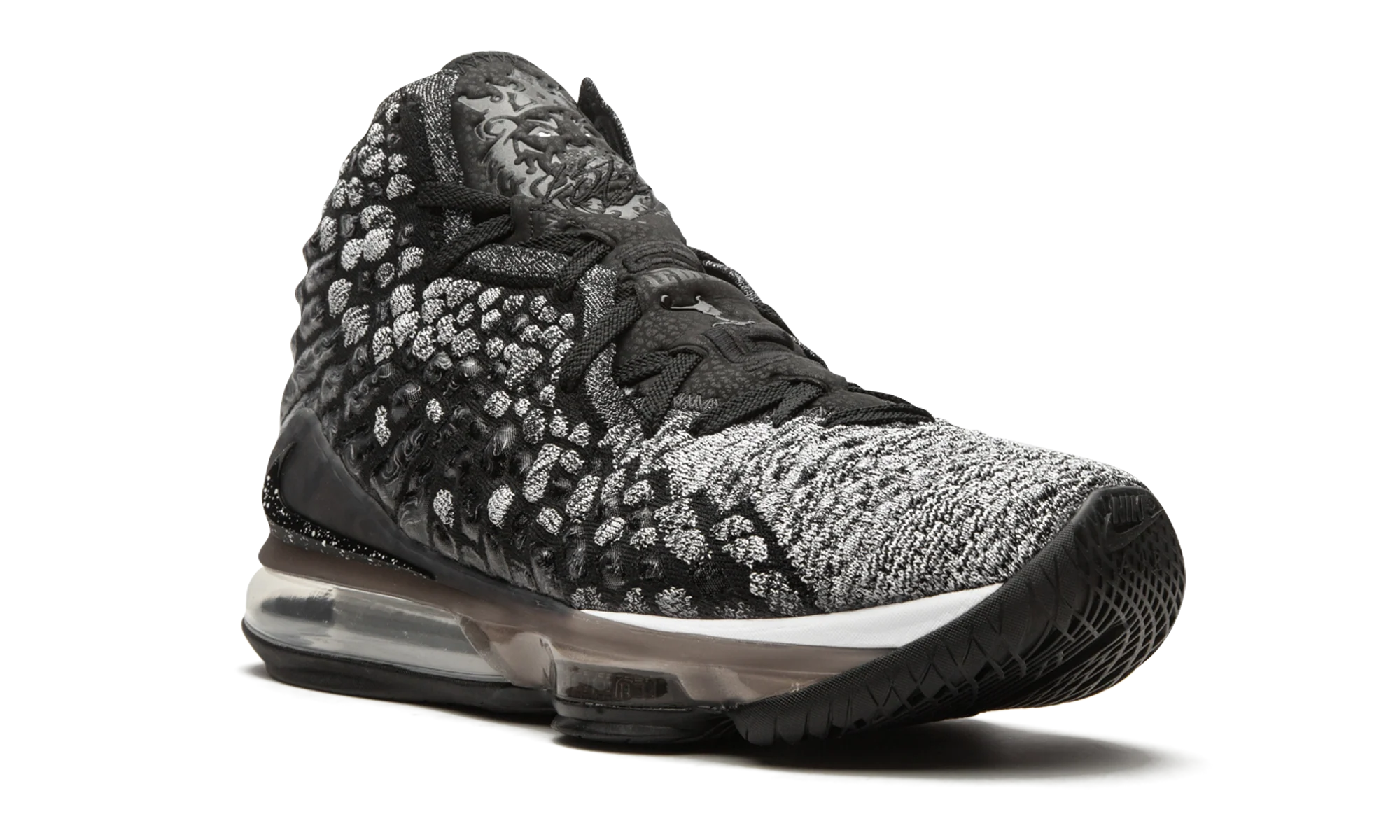 Lebron 17 "Black/White" BQ3177 002 - Image 8