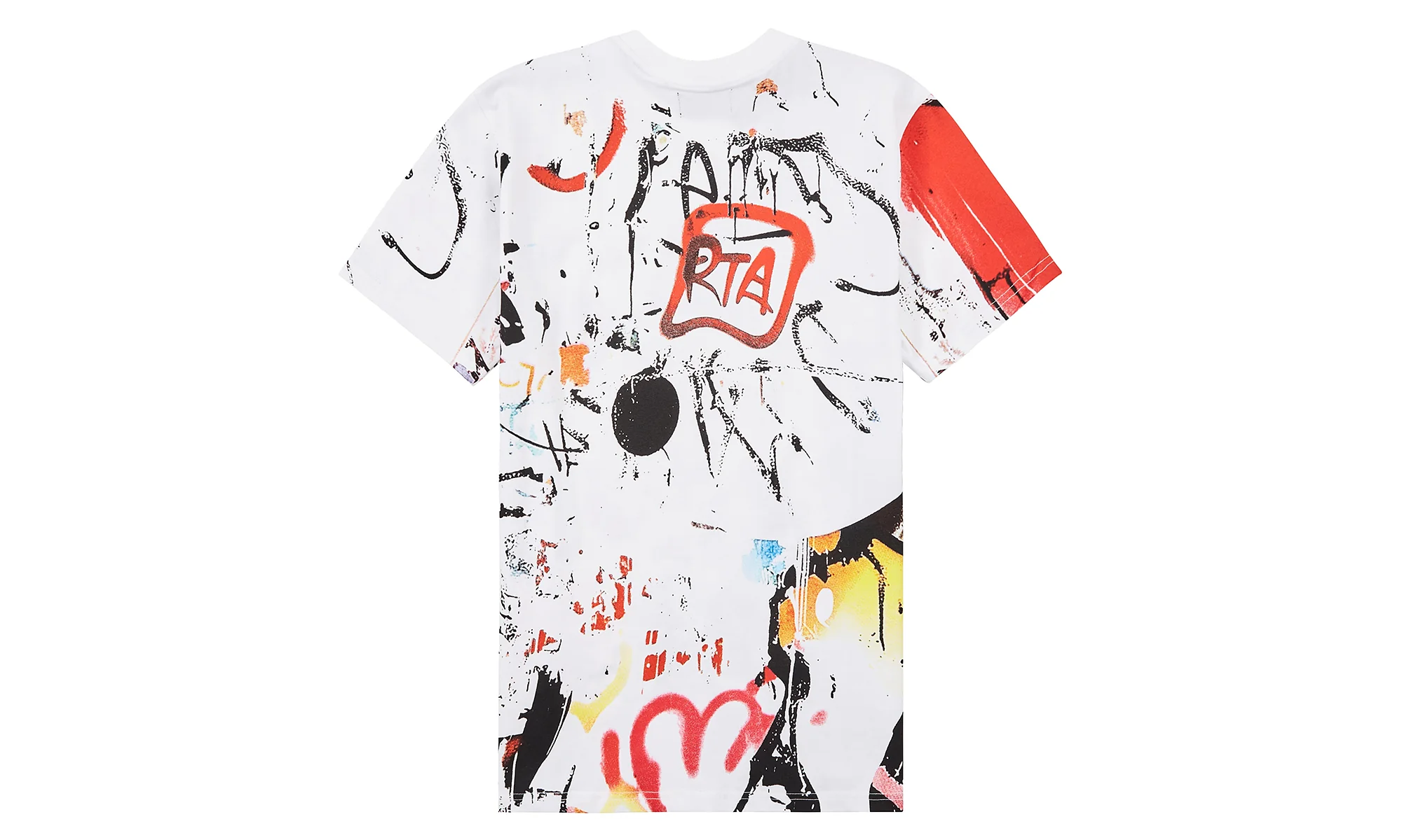 Liam Graffiti Tee "White" T1192WTGFT - Image 2