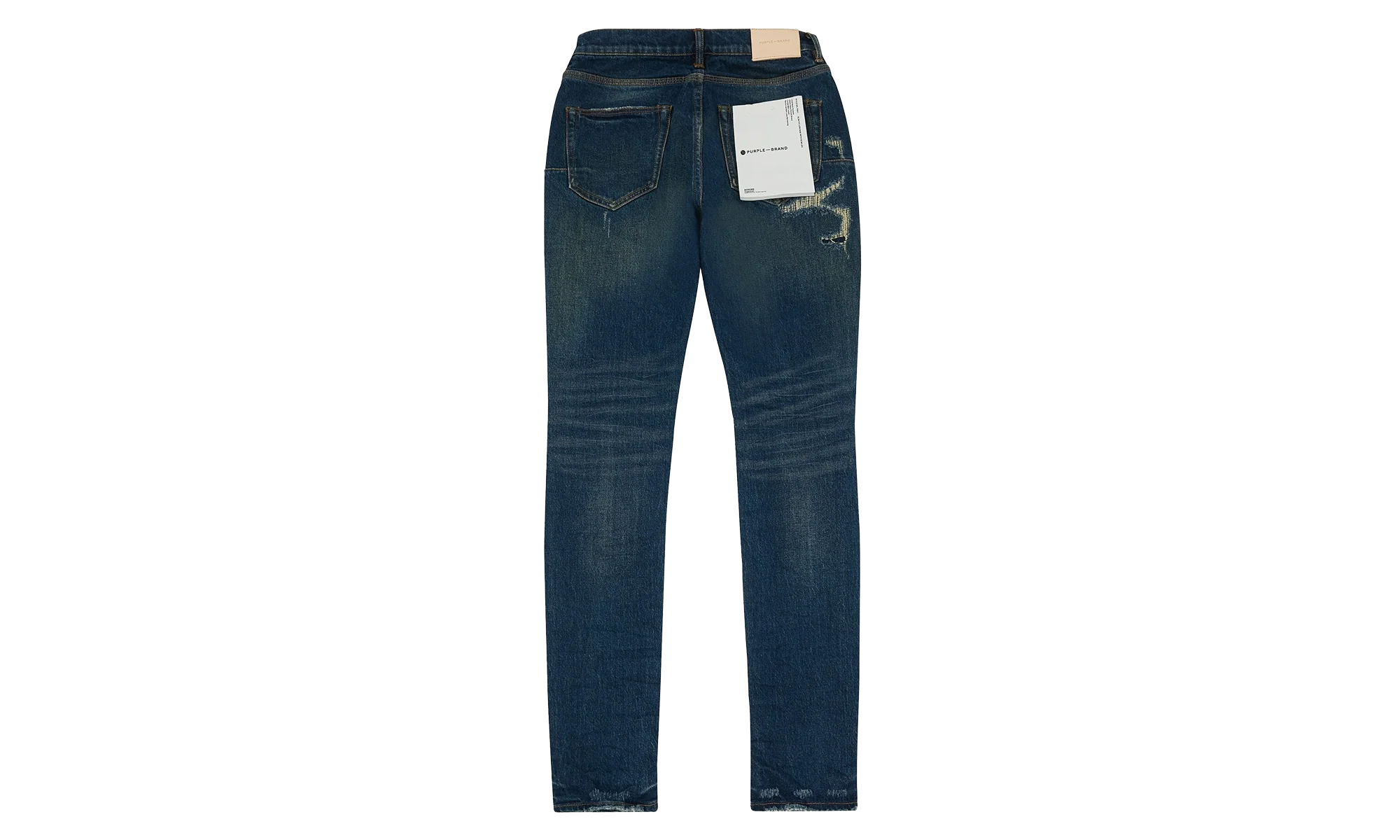 Light Destroy Indigo Denim "Blue" P001 LDDI324 - Image 2