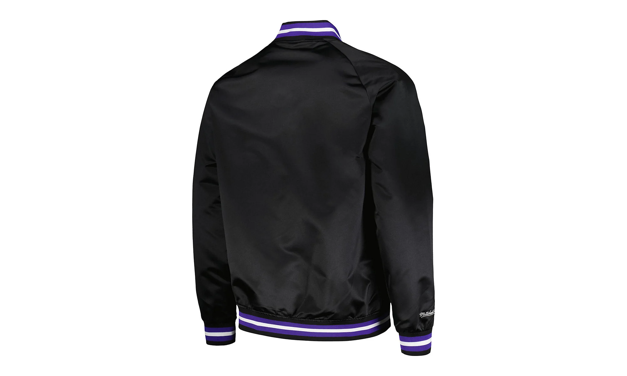 Lightweight Satin Jacket Vintage Logo "Jazz" SJKT6296 UJAYYPPPBLCK - Image 2