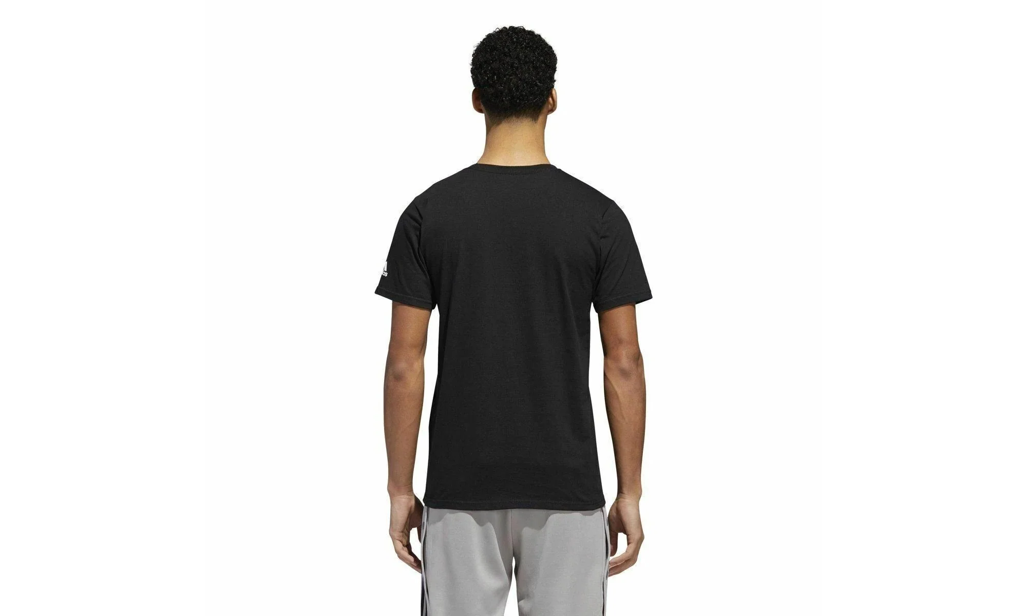 Linear Chopped Tee "Black" D93944 - Image 2