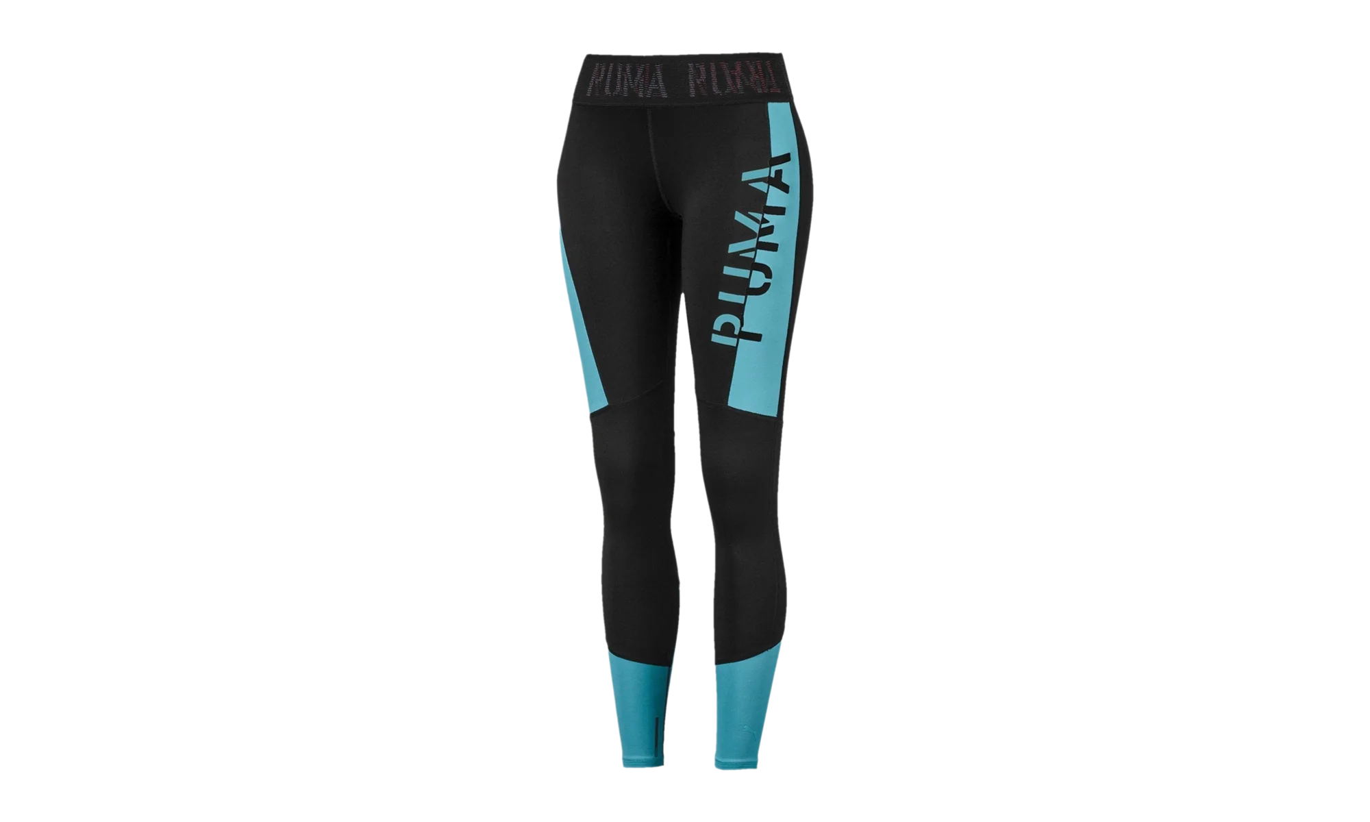 LOGO 7/8 TIGHT WMNS "Puma Black / Milky Blue" 518338 02