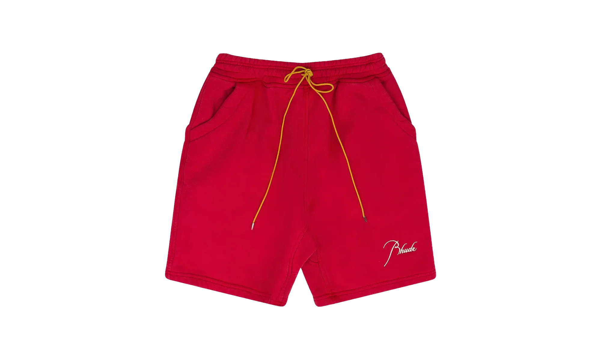 Logo Embroidered Drawstring Sweatshort "Red" RHSS24SH14167278