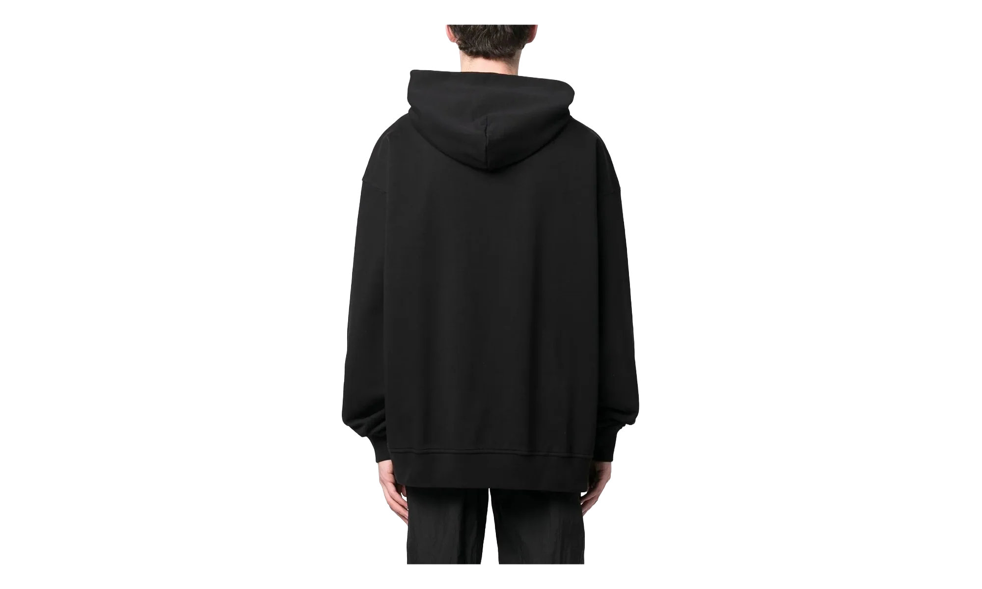 Logo Print Recycle Hoodie "Black" 34424M34236032 - Image 2