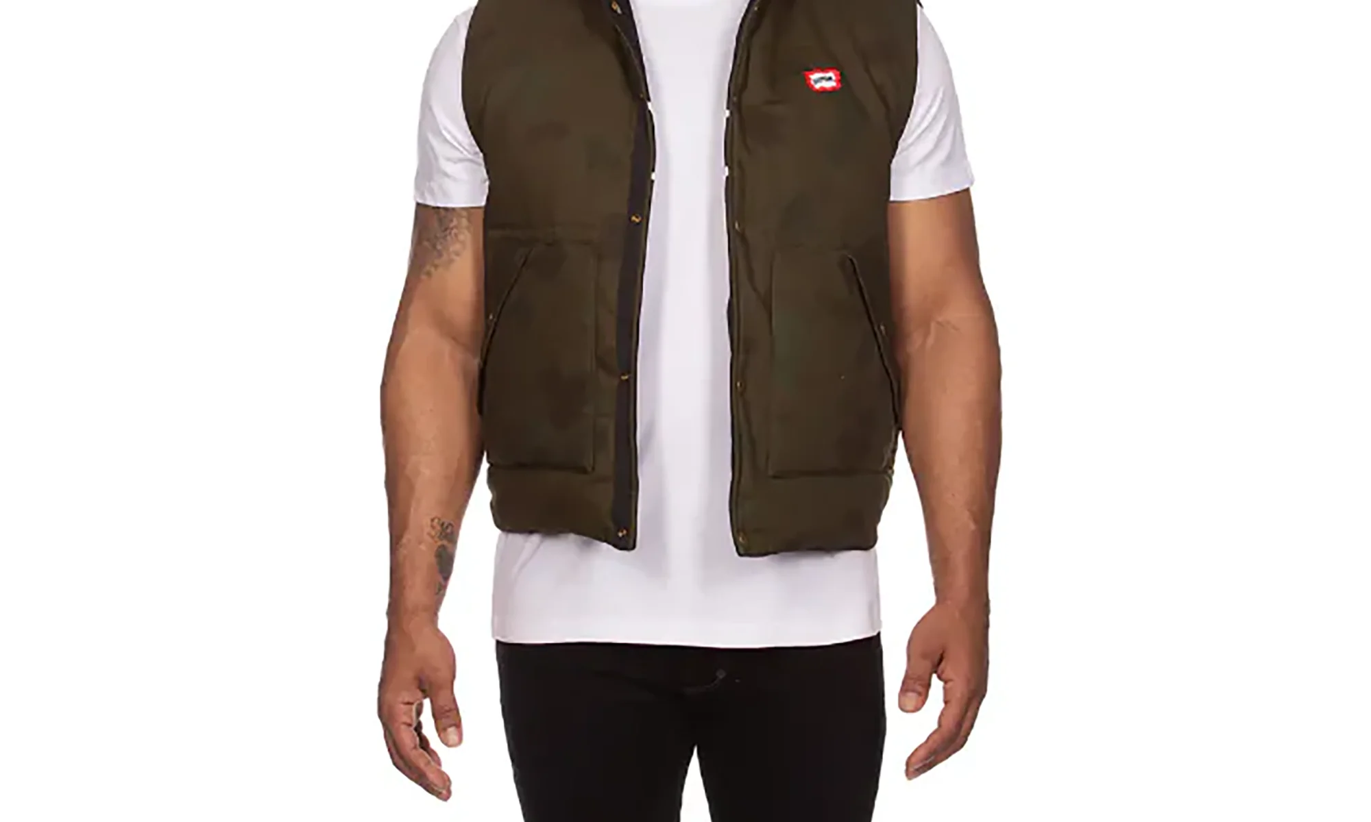 Logwood Reversible Vest "Black / Camo" 441 9402 - Image 3