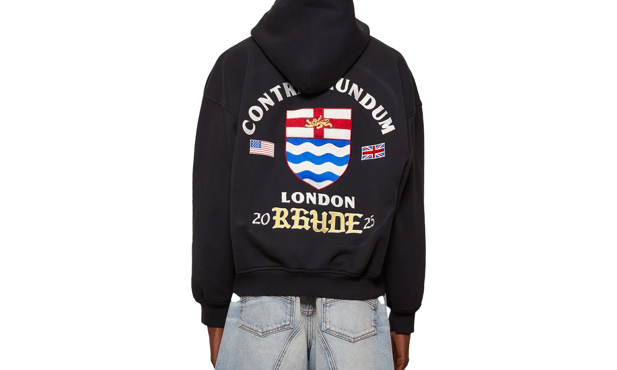 London Hound Hoodie "Vintage Black" RHPF25HO04012 - Image 2