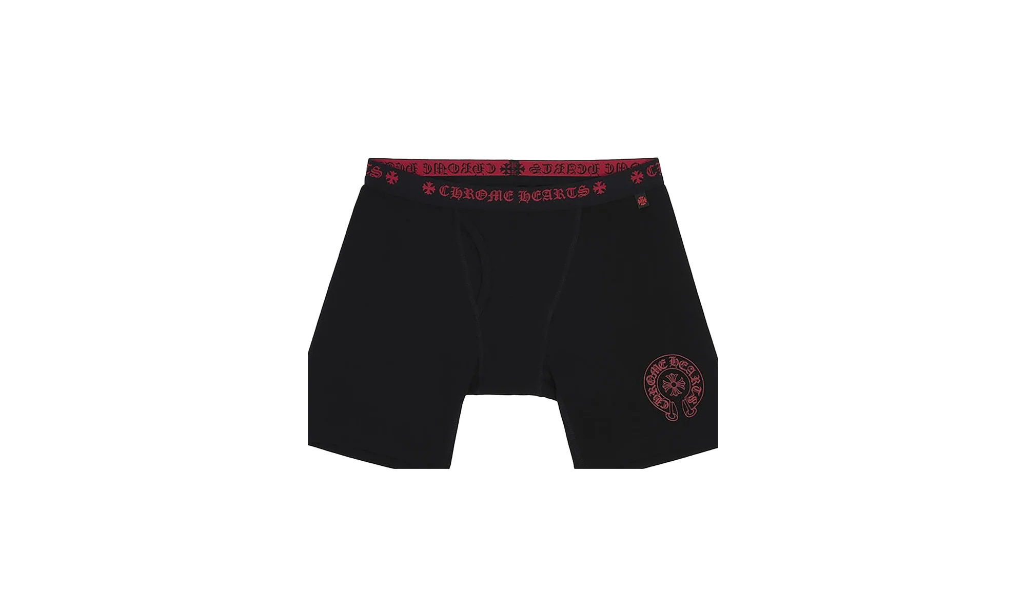 Long Boxer Brief "Black / Red" CHRM0420 - Image 2