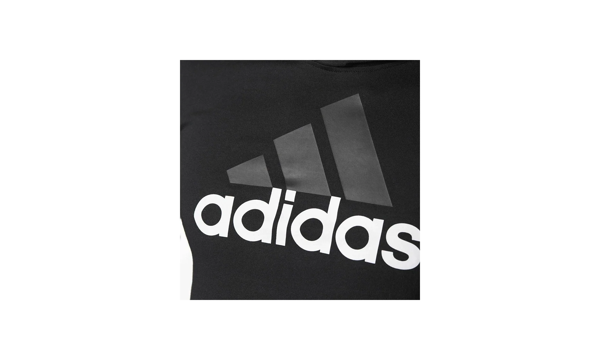 Long Sleeve Badge Of Sport Hoodie "Black" BR1453 - Image 2