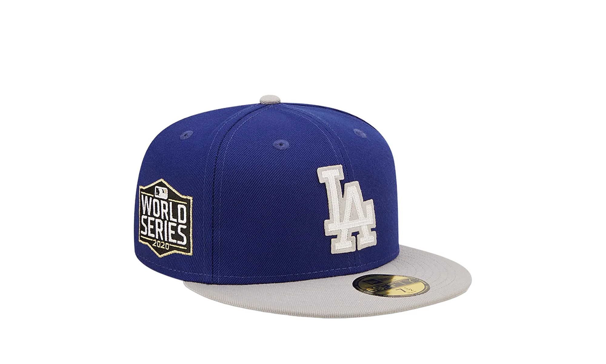 Los Angeles Dodgers Letterman 59FIFTY Fitted Cap "Blue" 60296433 - Image 2