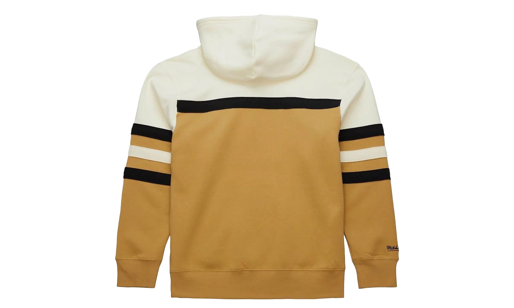 Los Angeles Lakers Coach Pullover Hoodie "Brown / Beige" TH6293-LALTNCR - Image 2