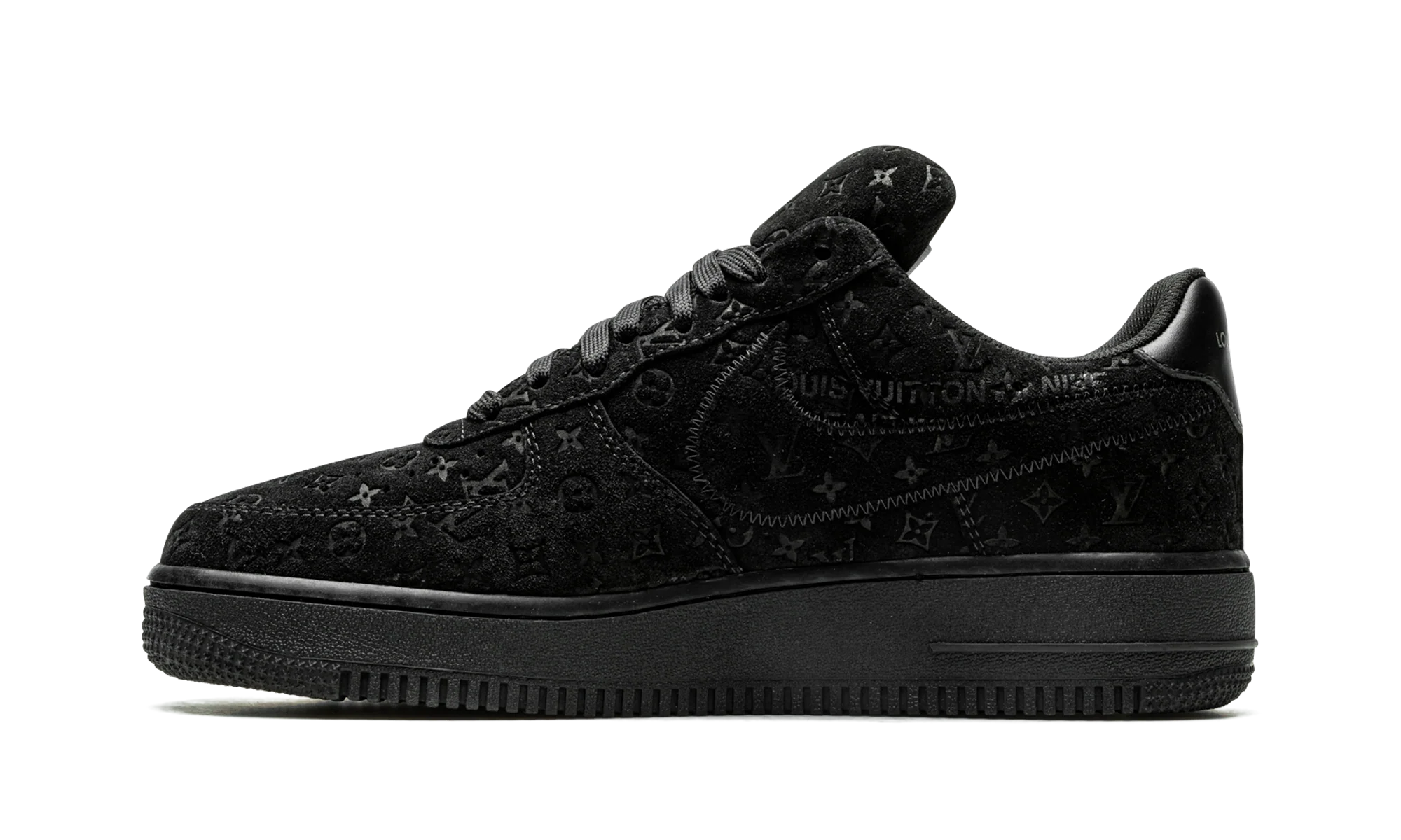 Louis Vuitton Air Force 1 Low "Virgil Abloh - BLACK/BLACK" 1A9VD6 - Image 8