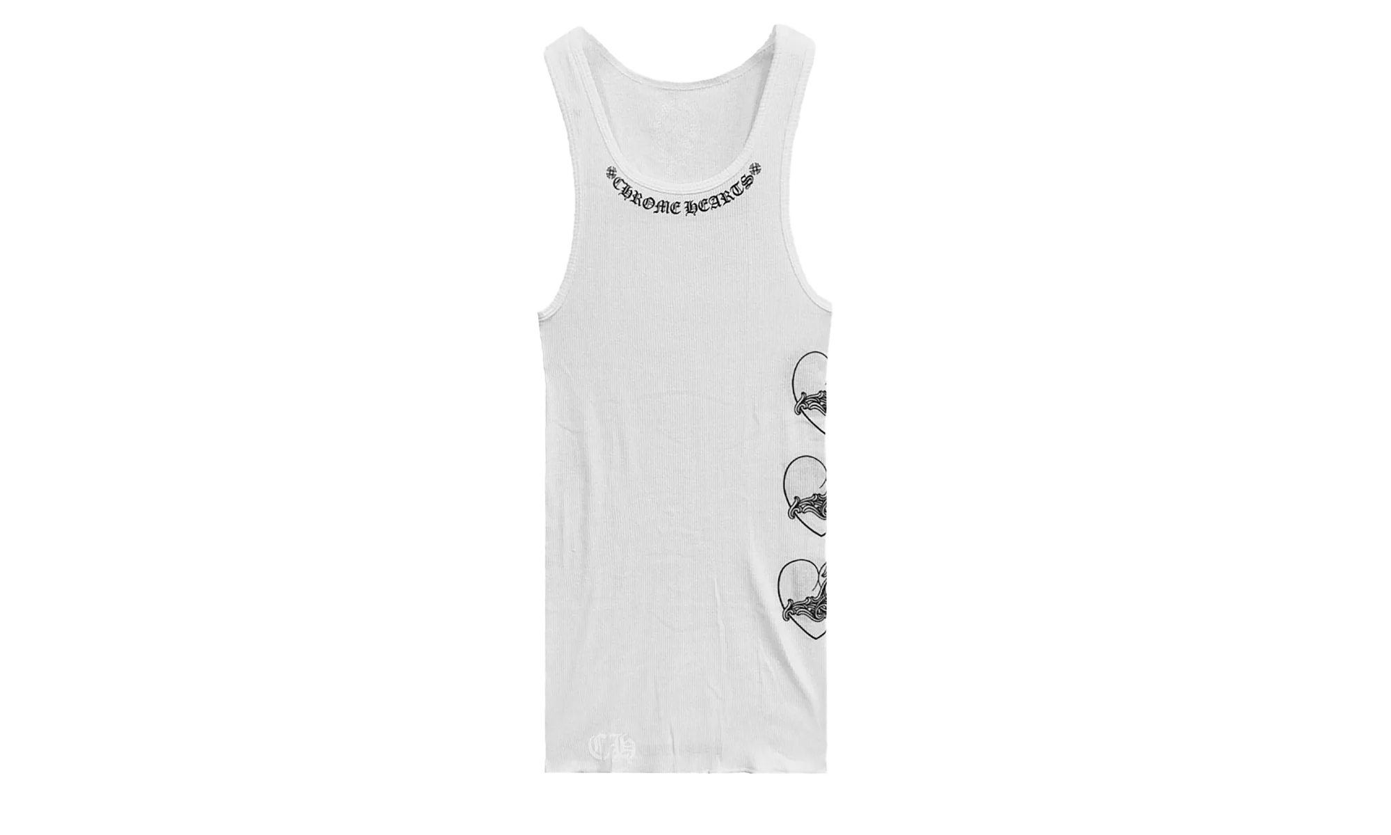Love You Rib Tank "White" CHRM0501
