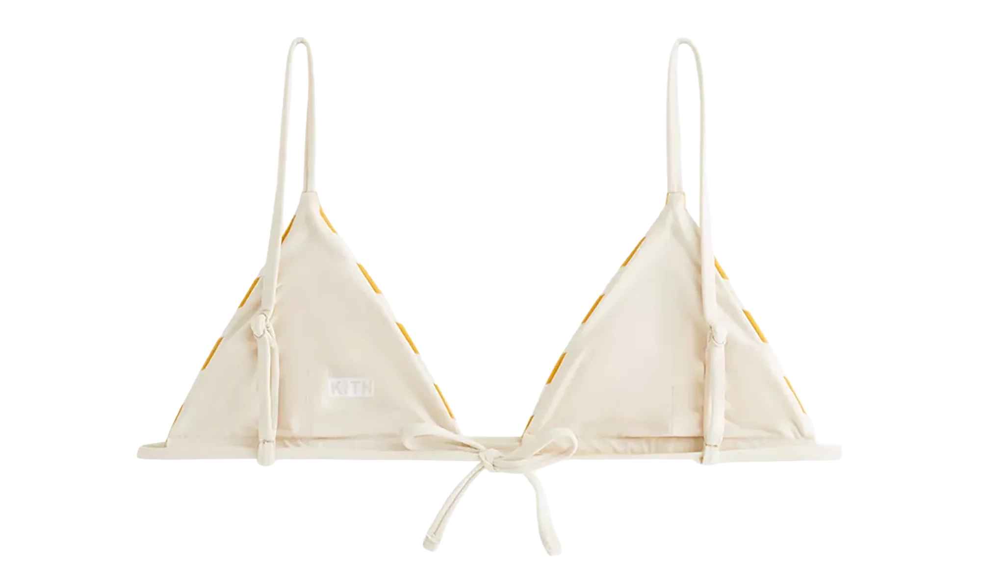 Lucia II Kith Stripe Triangle Top WMNS "Pastel Yellow" KITH122 - Image 2