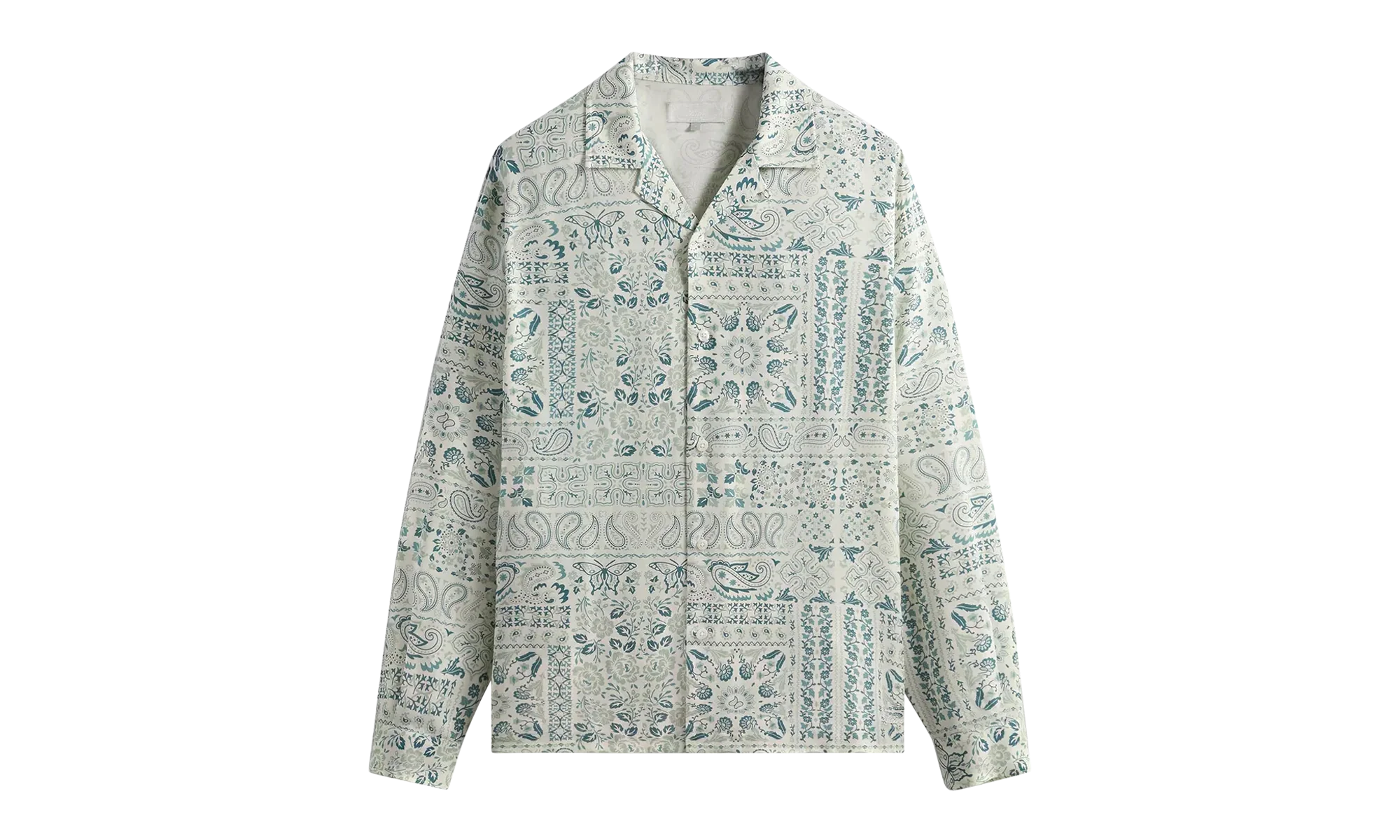 Lyocell Long-Sleeve Thompson Camp Collar Shirt "Tranquility" KHM032009 341 - Image 2