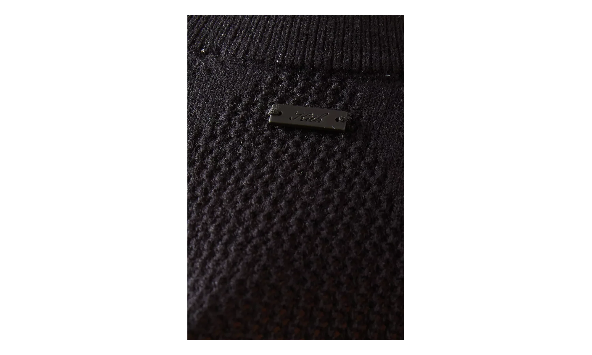 Lyra Diamond Open Knit Dress WMNS "Black" KITH124 - Image 2