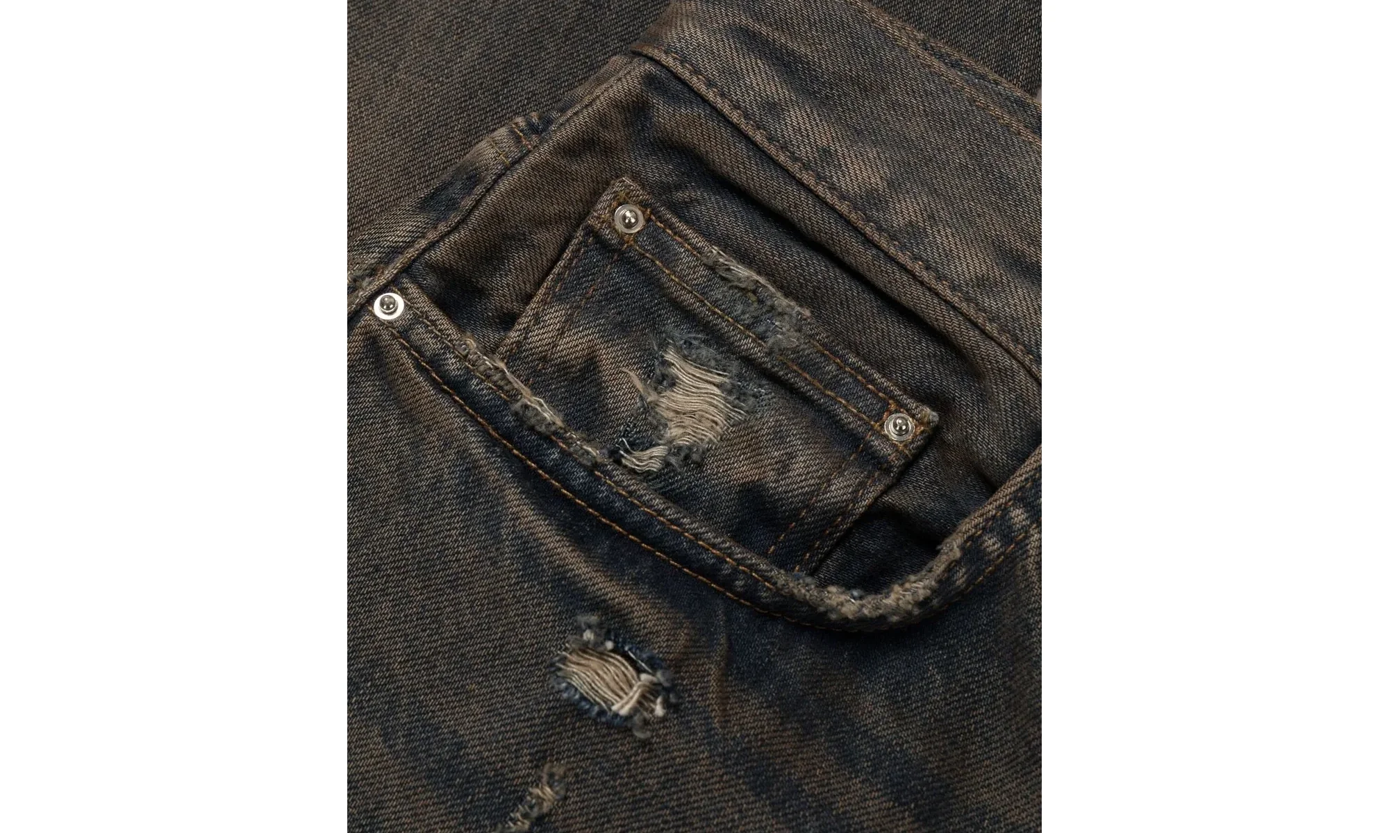MA Bar Pocket Straight Jeans "Dark Indigo" PS23MDF008 950 - Image 2