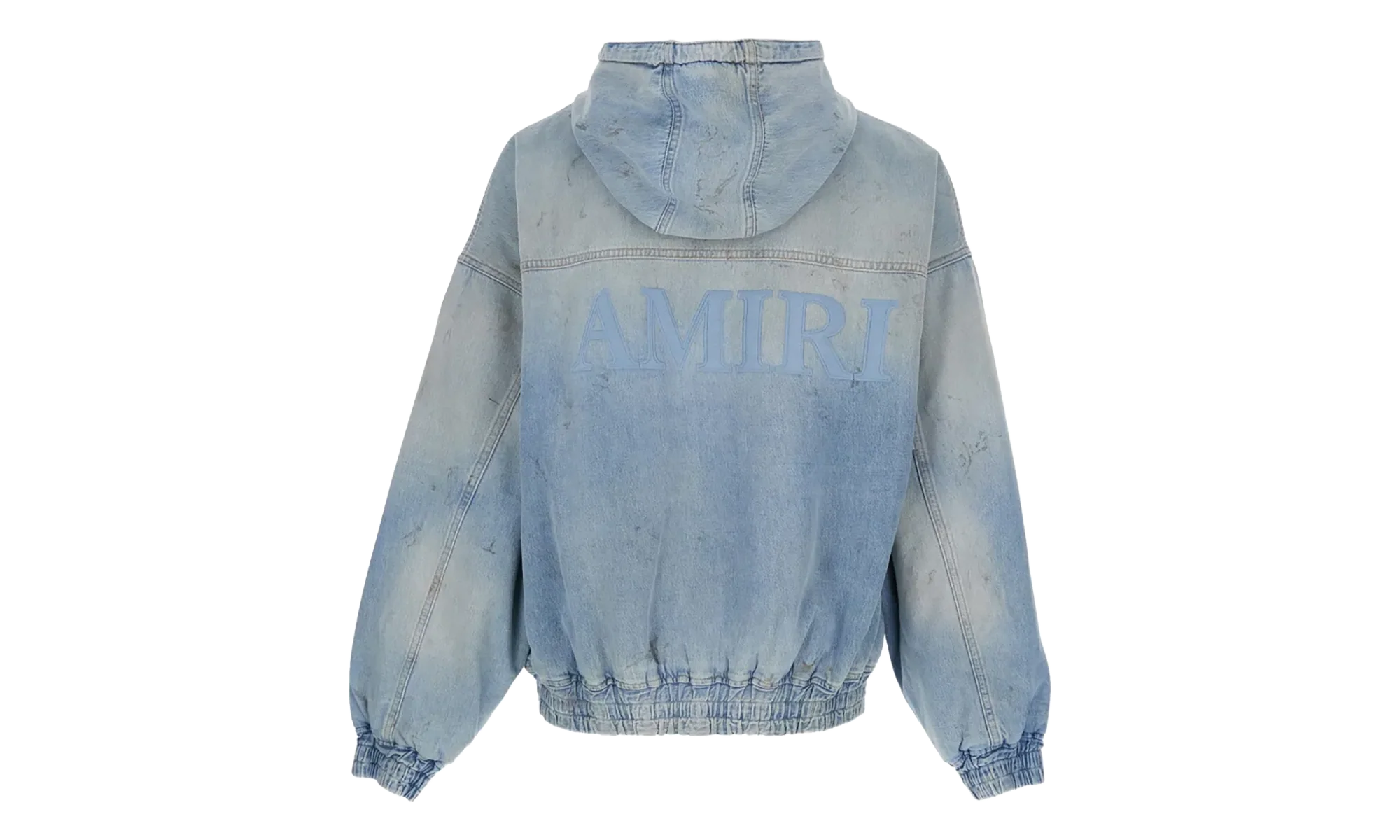 MA Denim Zip Hoodie "Perfect Antique Indigo" AMOUJA1037 543 - Image 2