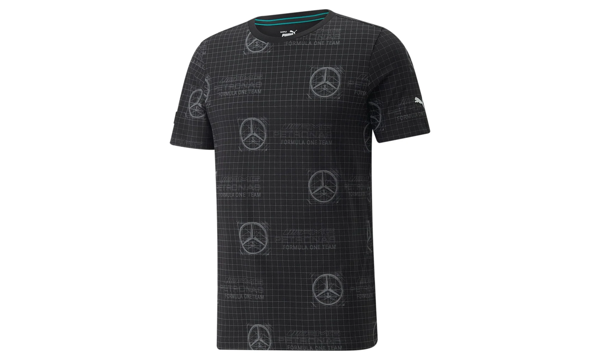 MAPF1 MERCEDES AOP LOGO TEE "Puma Black" 533692 01