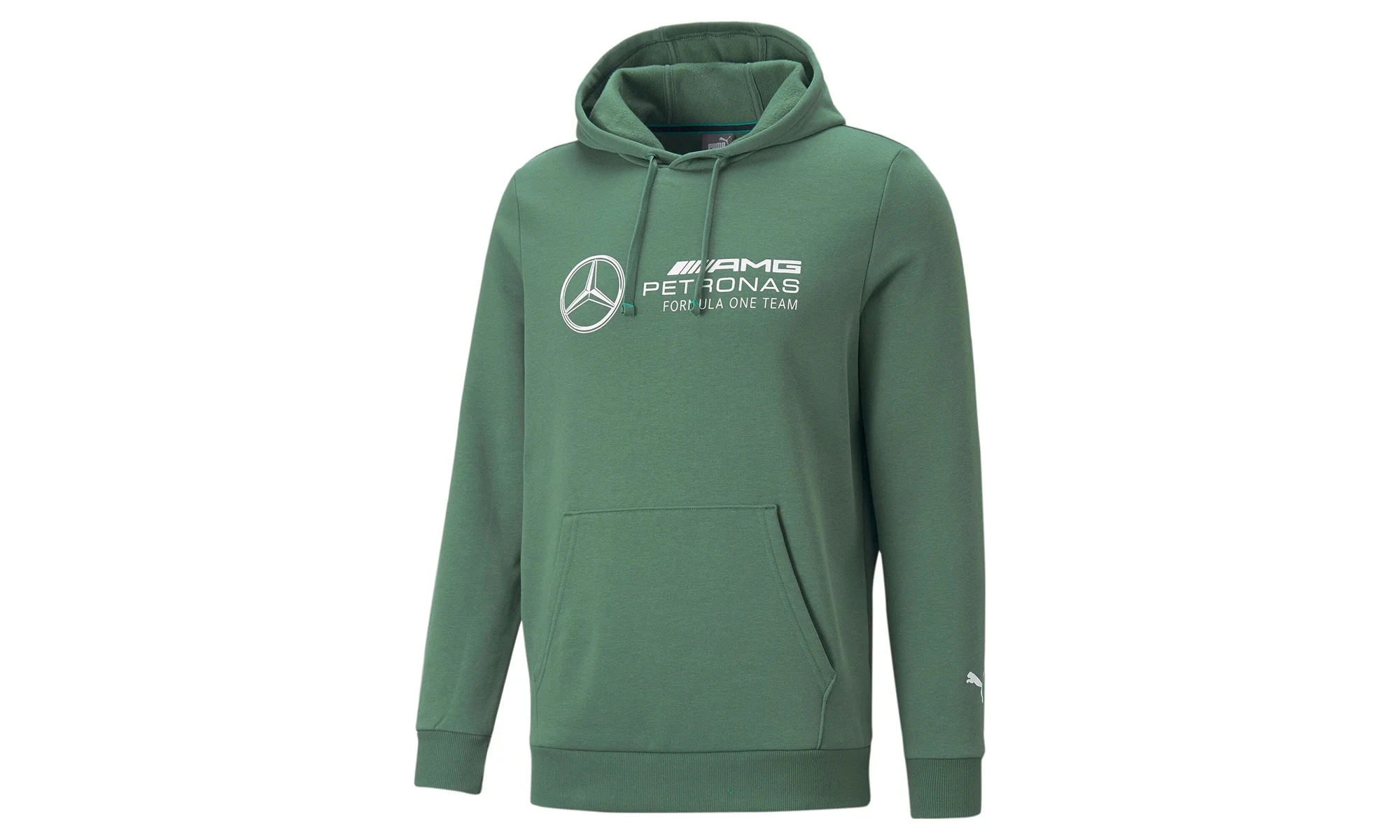 MAPF1 MERCEDES ESSENTIAL FLEECE HOODIE "Deep Forest" 537313 14