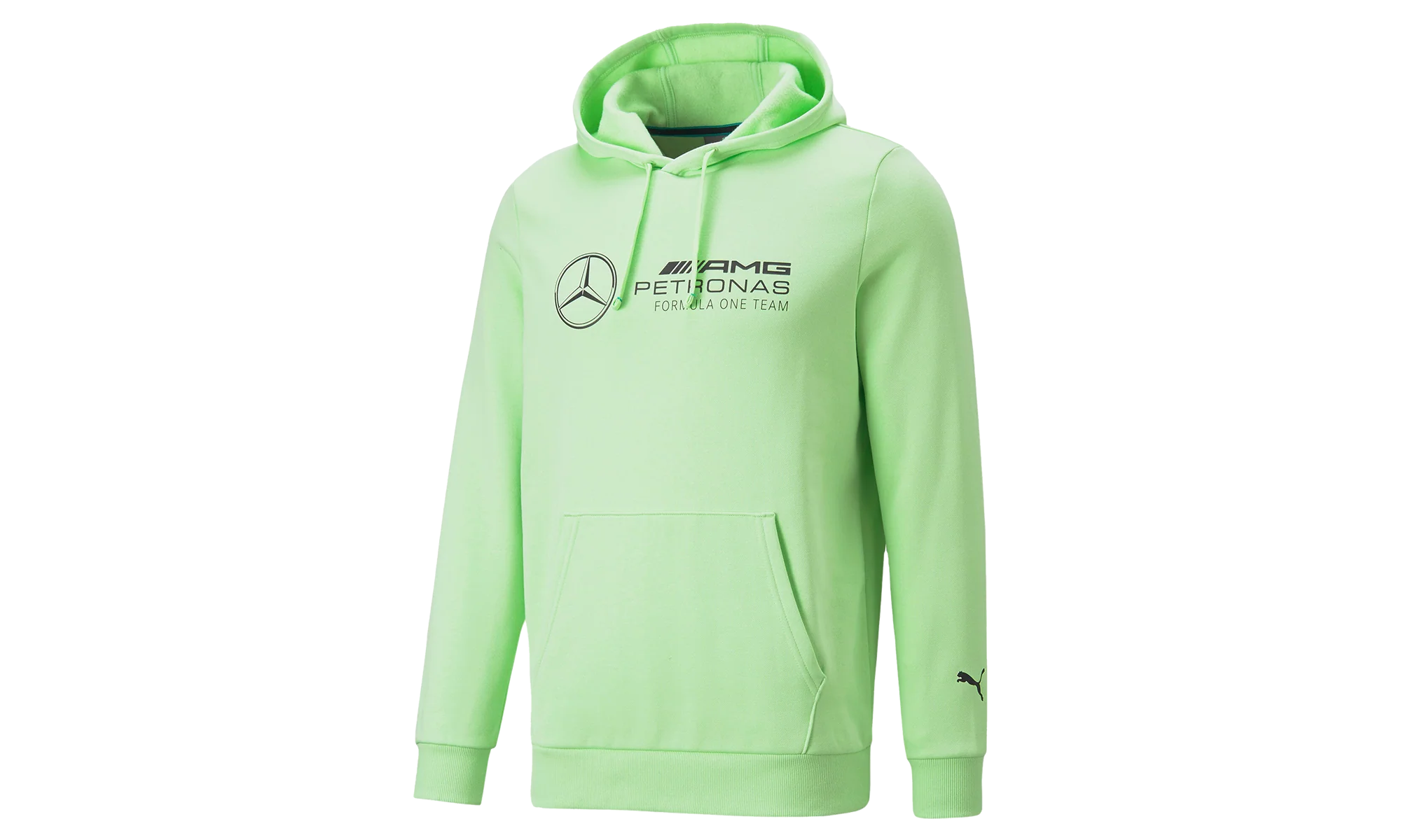 MAPF1 MERCEDES ESSENTIAL FLEECE HOODIE "Paradise Green" 537313 16