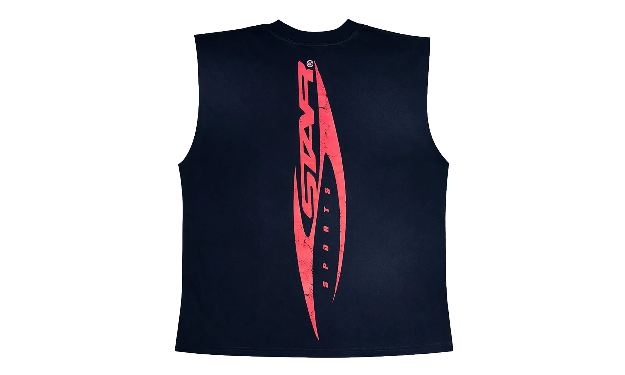 Marathon Sleeveless T-Shirt "Black" HSR190 - Image 2
