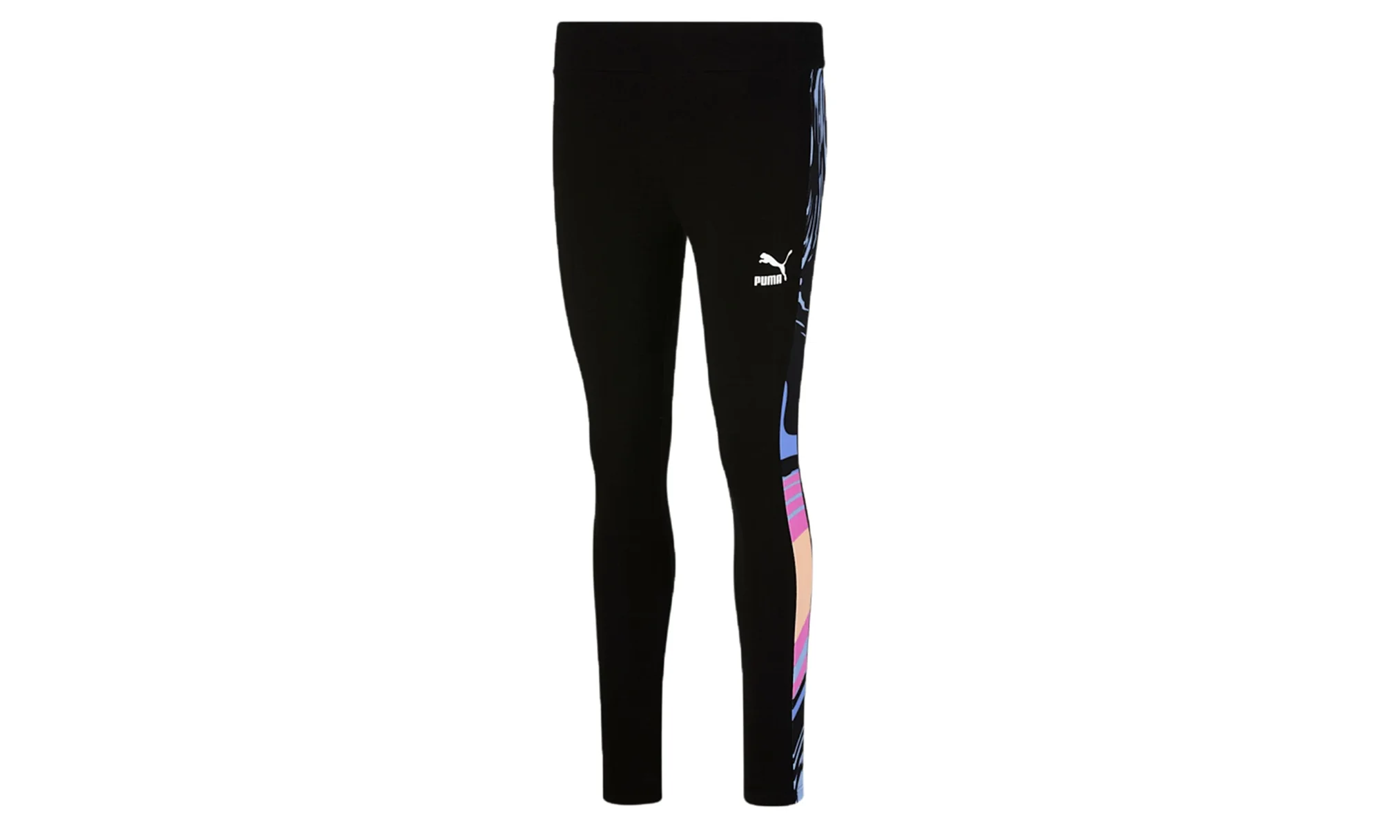 Marbled T7 Leggings WMNS "Puma Black" 533363 01
