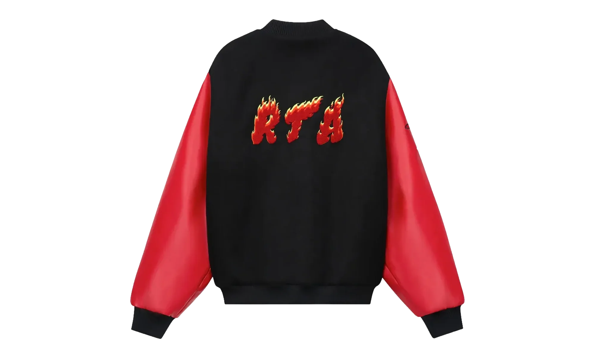 Marty Flame Logo Jacket "Black / Red" MRLDW930 W1702BRFLG - Image 2