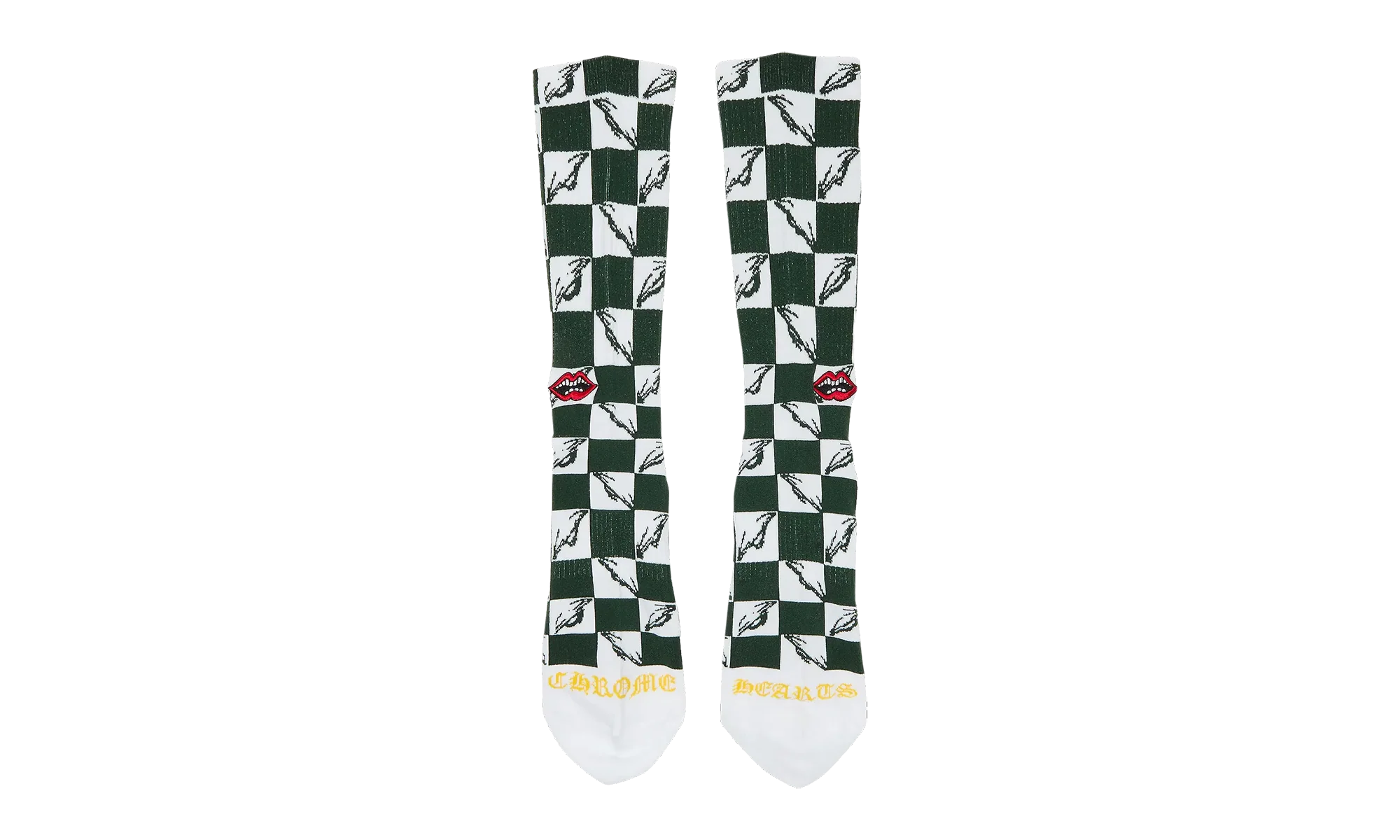 Matty Boy 99 Eyes Socks "Green / White" CHRM0717 - Image 2
