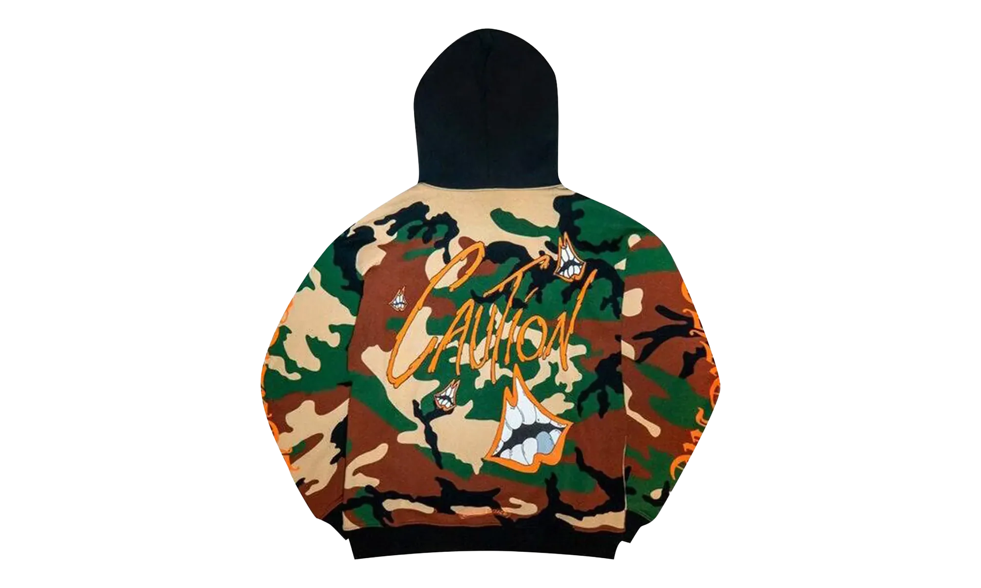 Matty Boy Caution Hoodie "Camo" CHRM0742 - Image 2