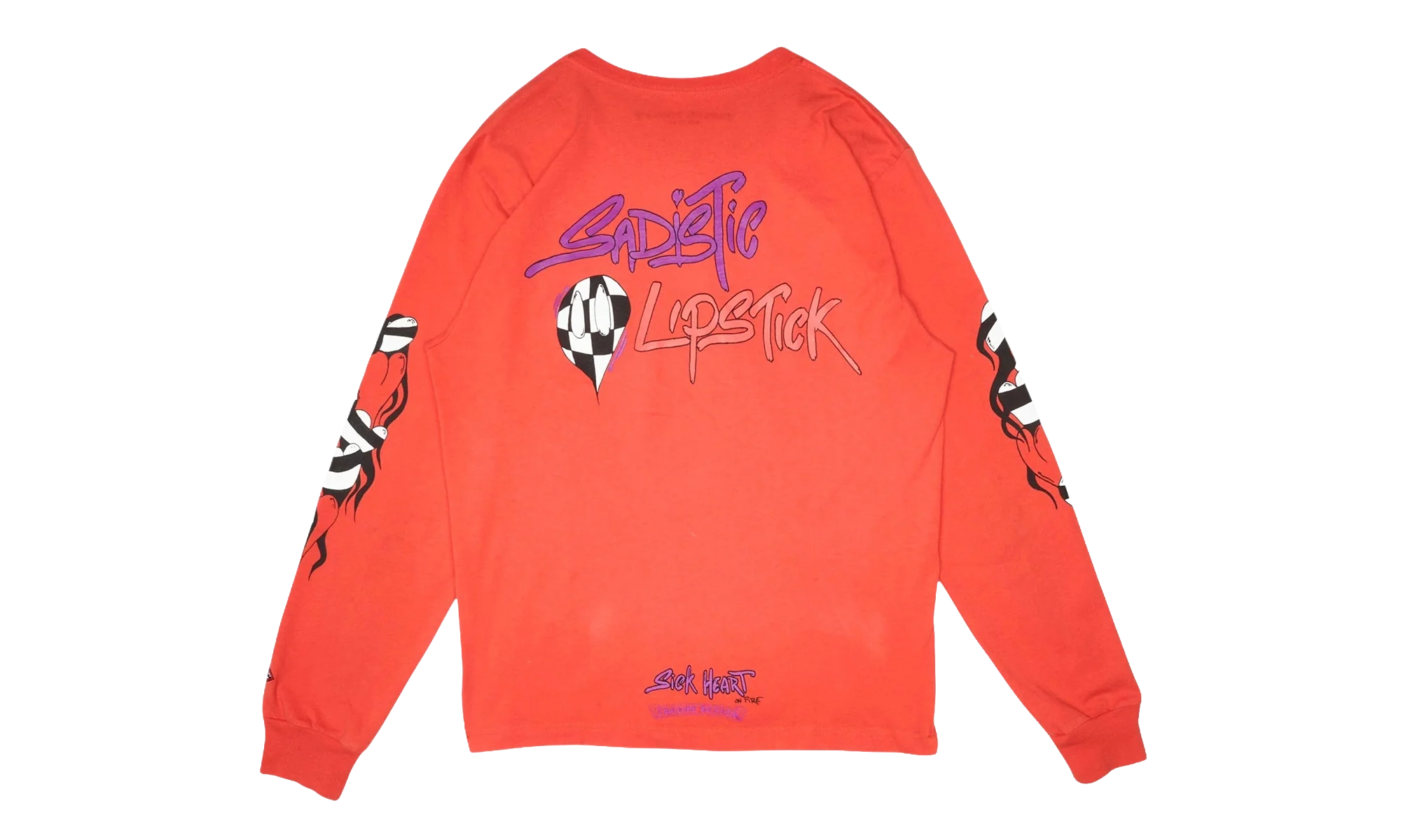 Matty Boy Sadistic Lipstick Long sleeve Tee "Orange" CHRM0800 - Image 2
