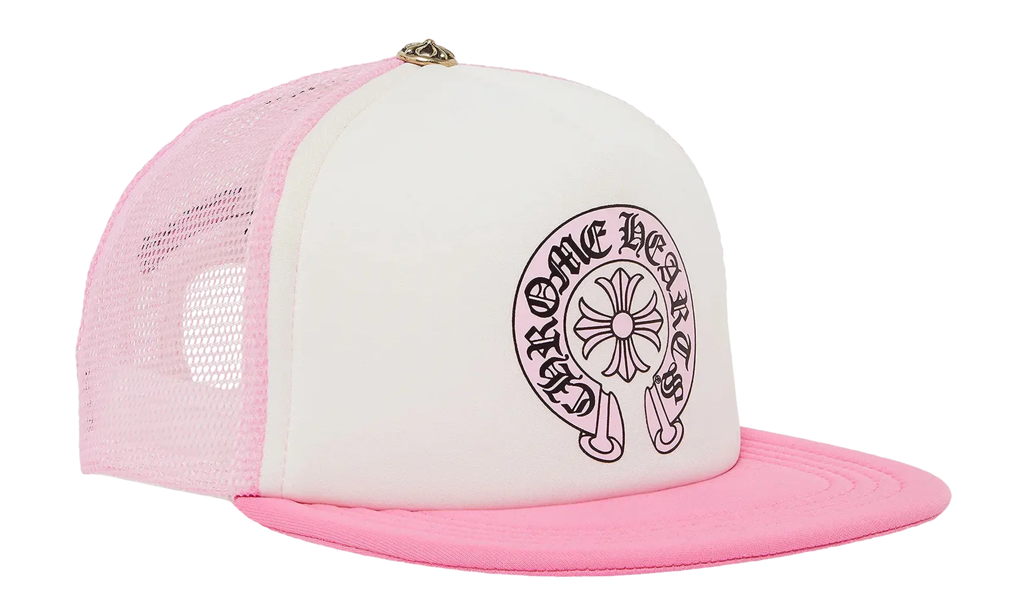 Matty Boy Sex Records Horse Shoe Trucker Hat "White / Pink" CHRM0720 - Image 2