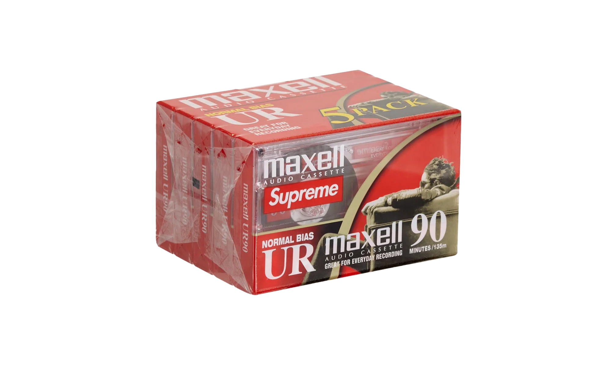 Maxell Cassette Tapes (5 Pack) "Clear" SU26498 - Image 2