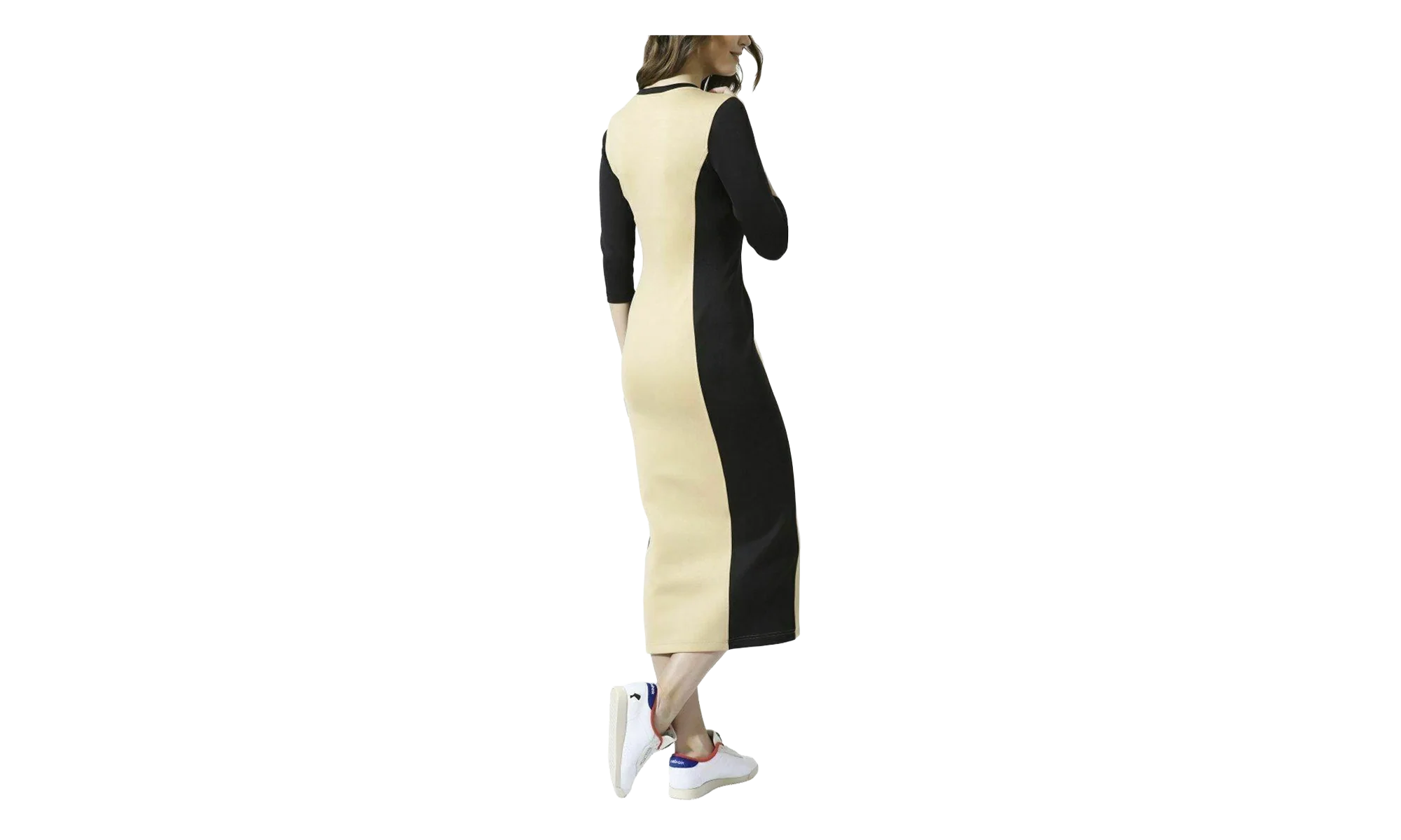 Melody Ehsani Long Dress WMNS "Beige" BQ5043 - Image 2