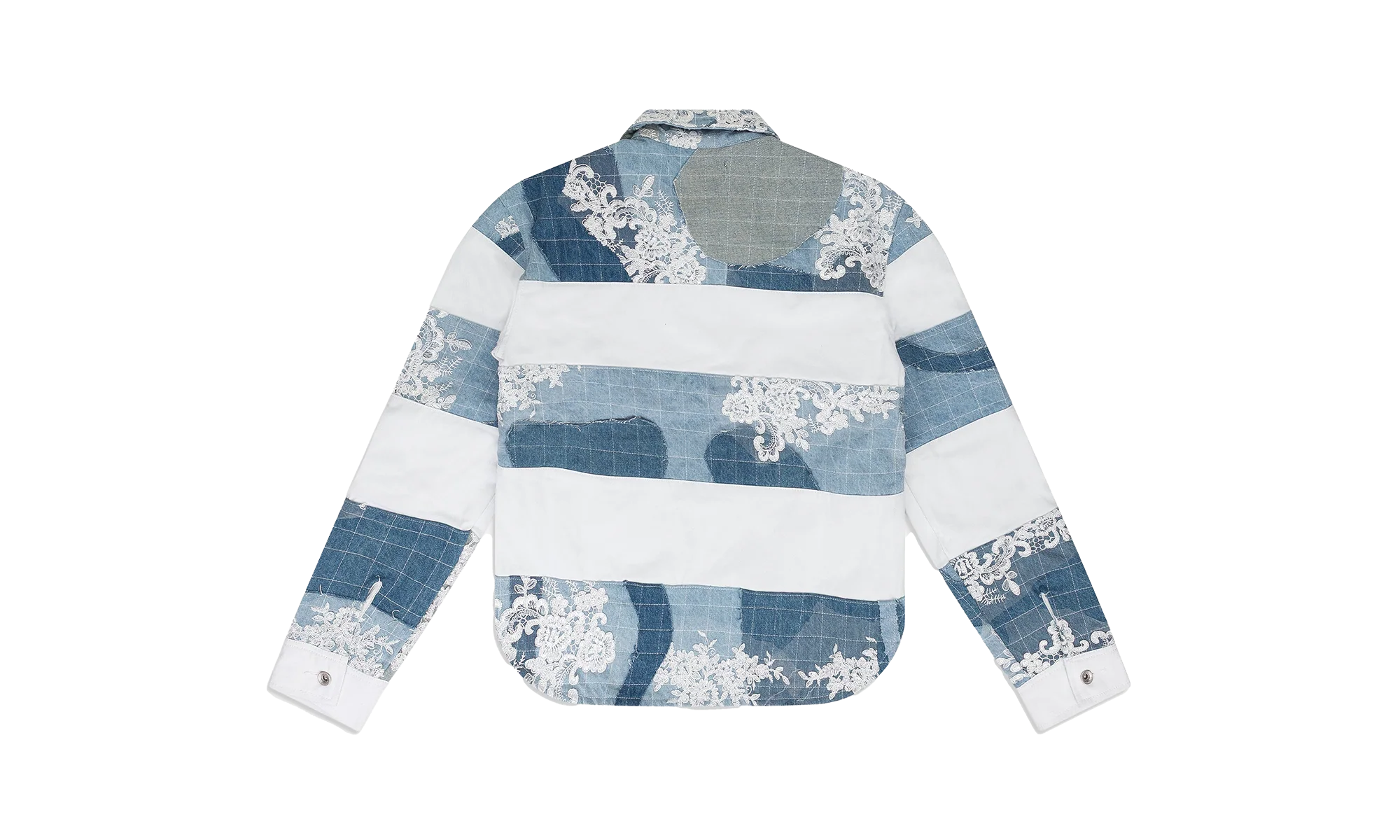 Merged Rugby Polo Shirt "Blue" 1110390008SS24 - Image 2