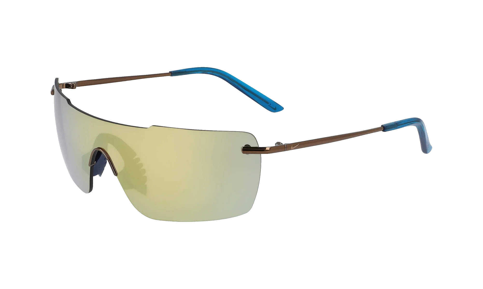MERIDIAN SUNGLASSES "Walnut Brown / Gold Mirror" CU6569 200 - Image 2
