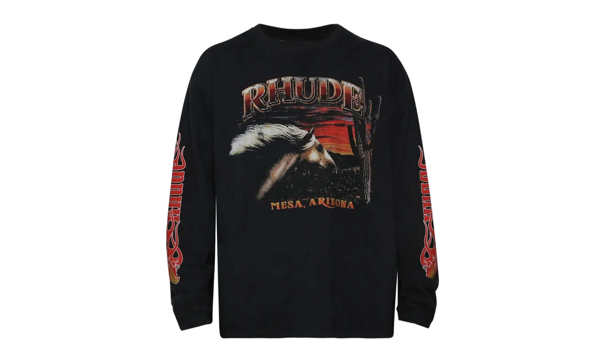 Mesa Stallion L/S Tee "Black / Red / Yellow" RHFW25TT08012
