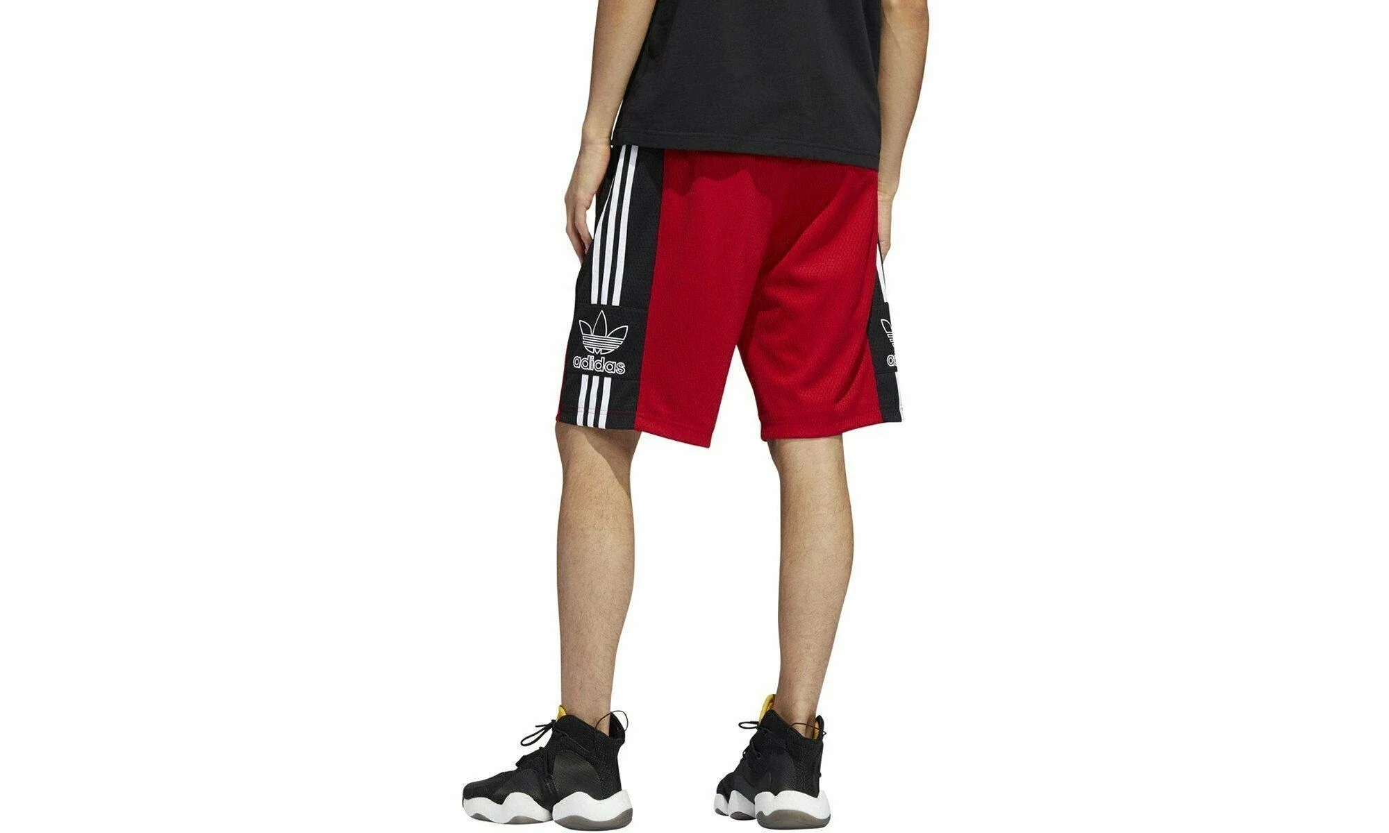 Mesh Outline Shorts "Power Red / Black" EI7516 - Image 2