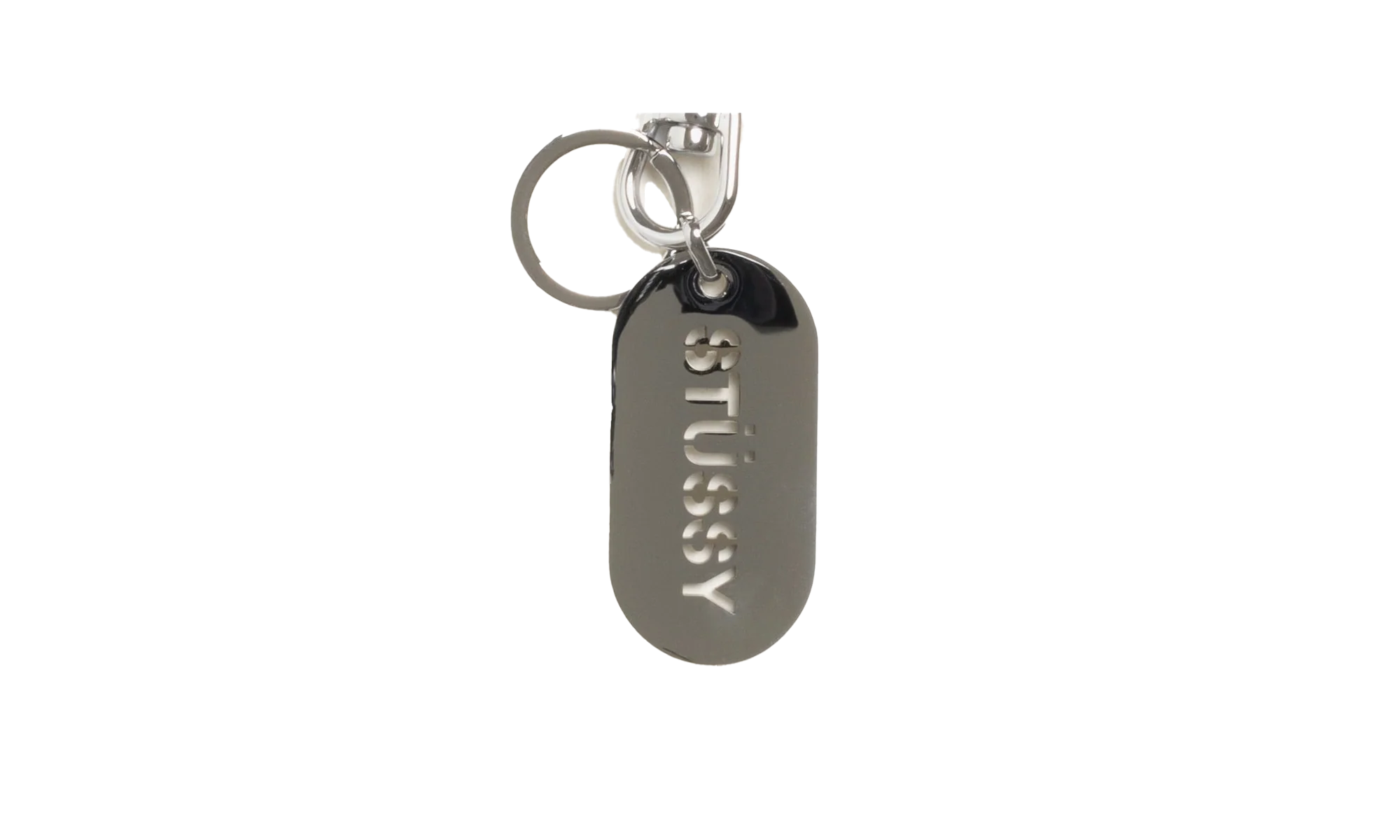 METAL TAG KEYCHAIN "Silver" STUS332 - Image 2