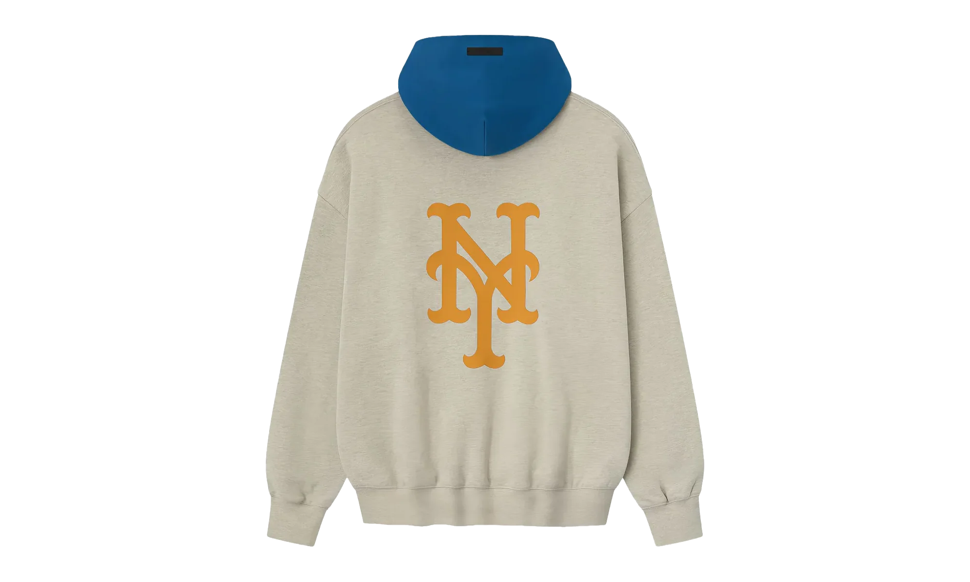 Mets Sport Hoodie "Heather Stone / Blue Sapphire" 192ML252018F - Image 2