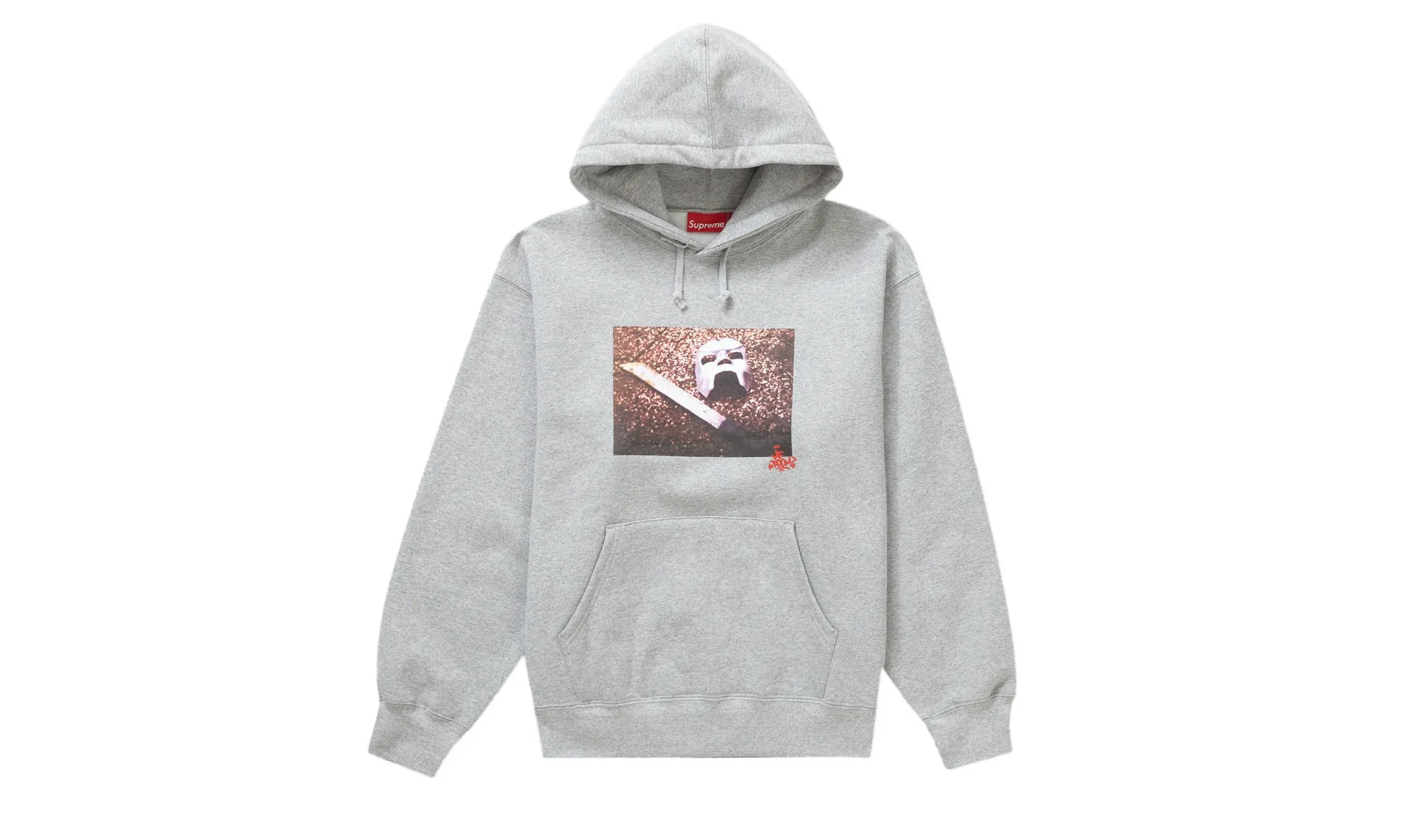 MF DOOM Hooded Sweatshirt "Grey" SU26577