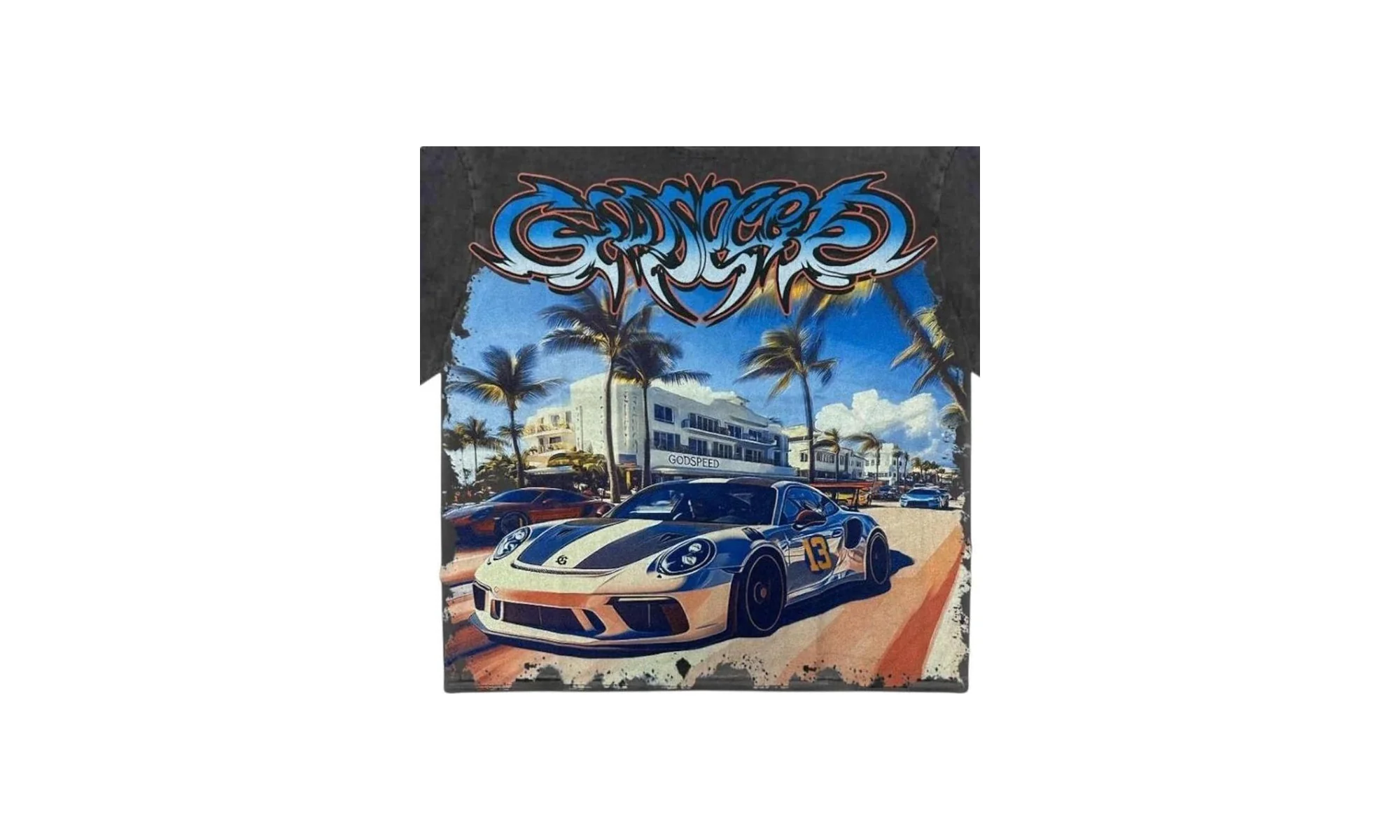 Miami Exclusive GT T-Shirt "Grey" 10076468 - Image 2