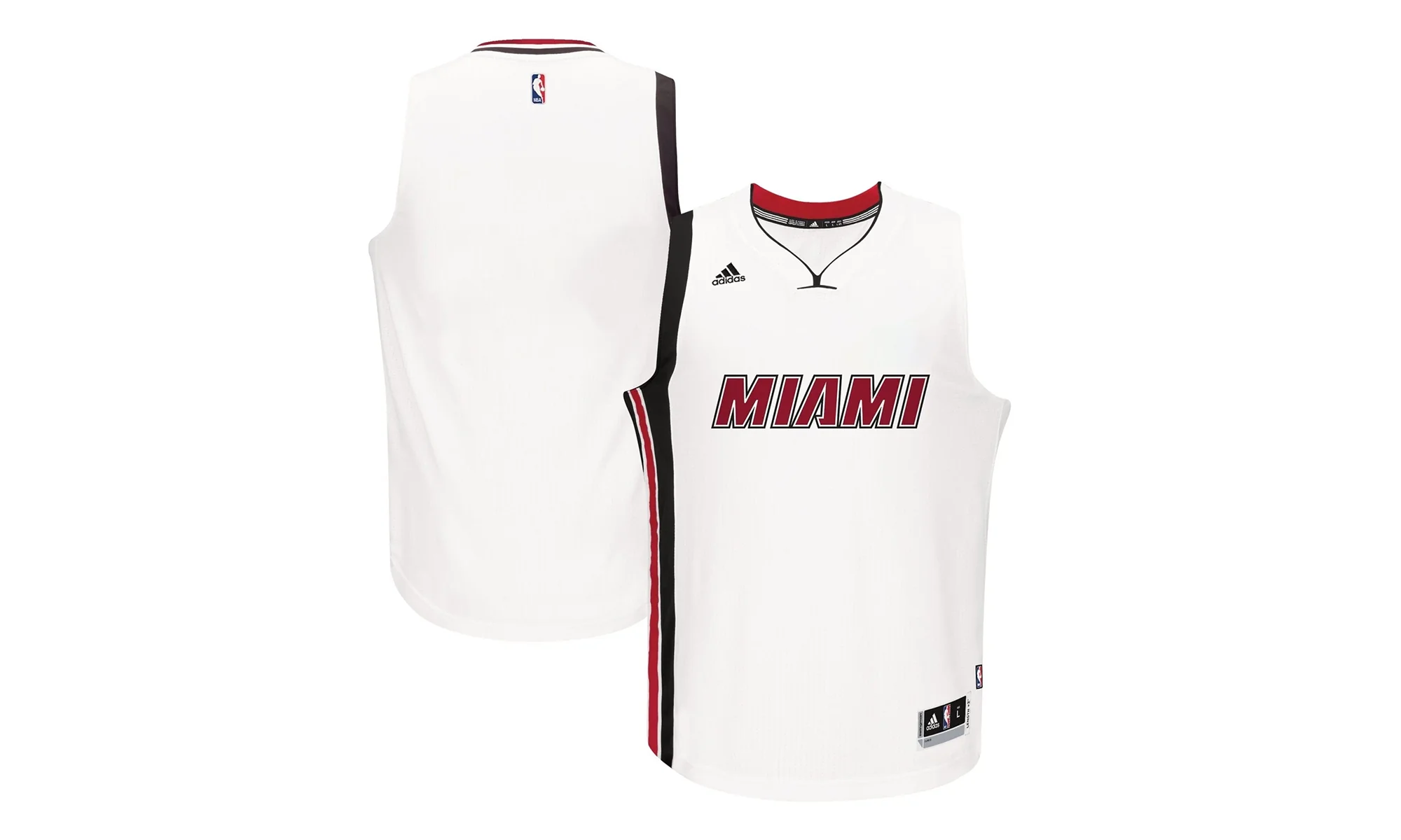 Miami Heat Swingman Jersey "White / Black" A74053 - Image 2