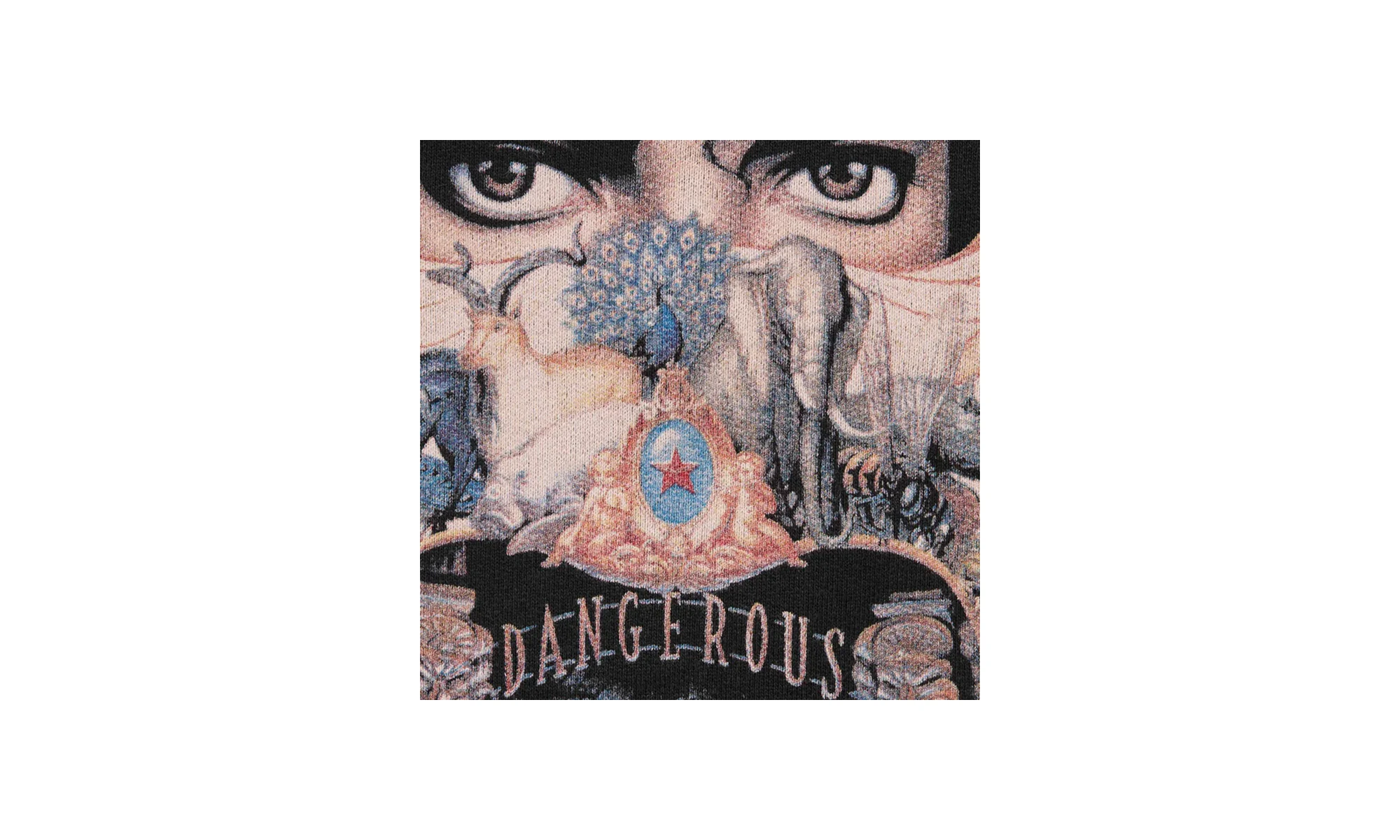 Michael Jackson® Dangerous ZipUp Hooded Sweatshirt "FW25 - Black" SU26848 - Image 2